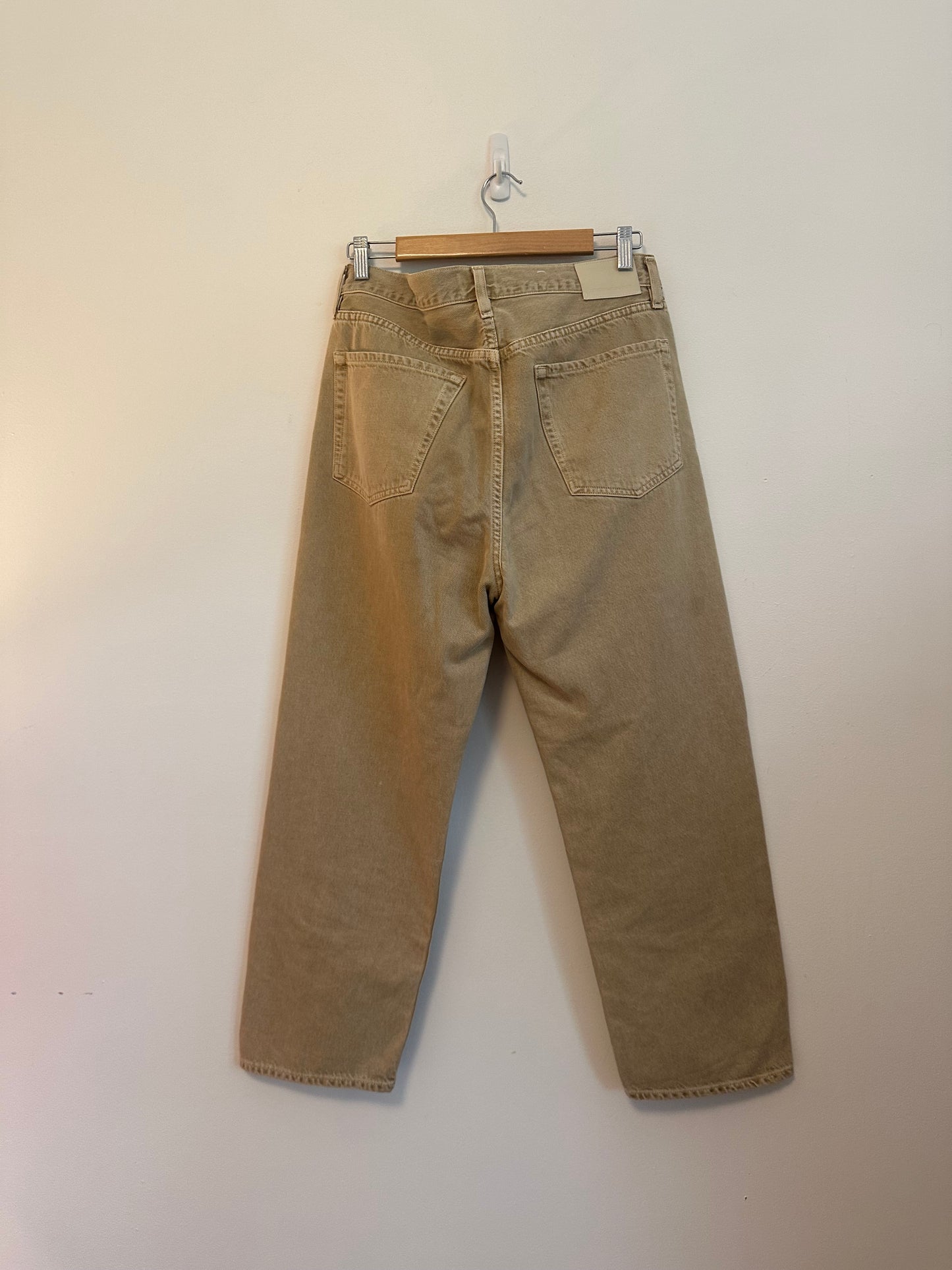 Citizens of Humanity Premium Vintage Tan Khaki Straight Leg Jeans | Size 30