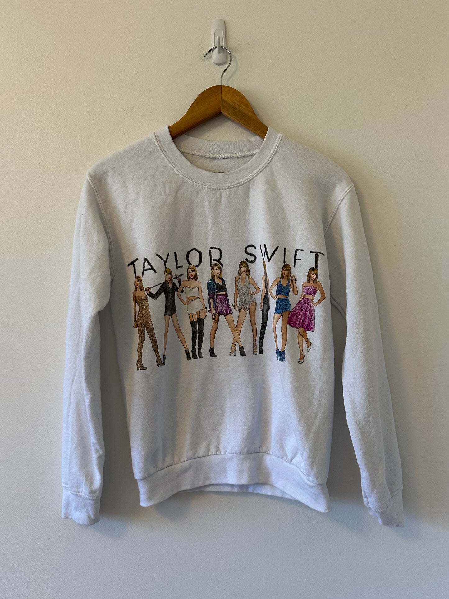 Taylor Swift 1989 (Taylor's Version) Eras White Crewneck | Size XS
