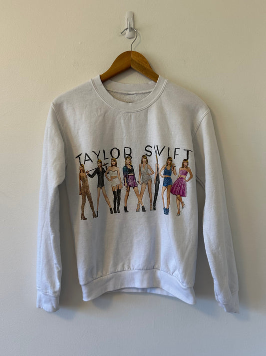 Taylor Swift 1989 (Taylor's Version) Eras White Crewneck | Size XS