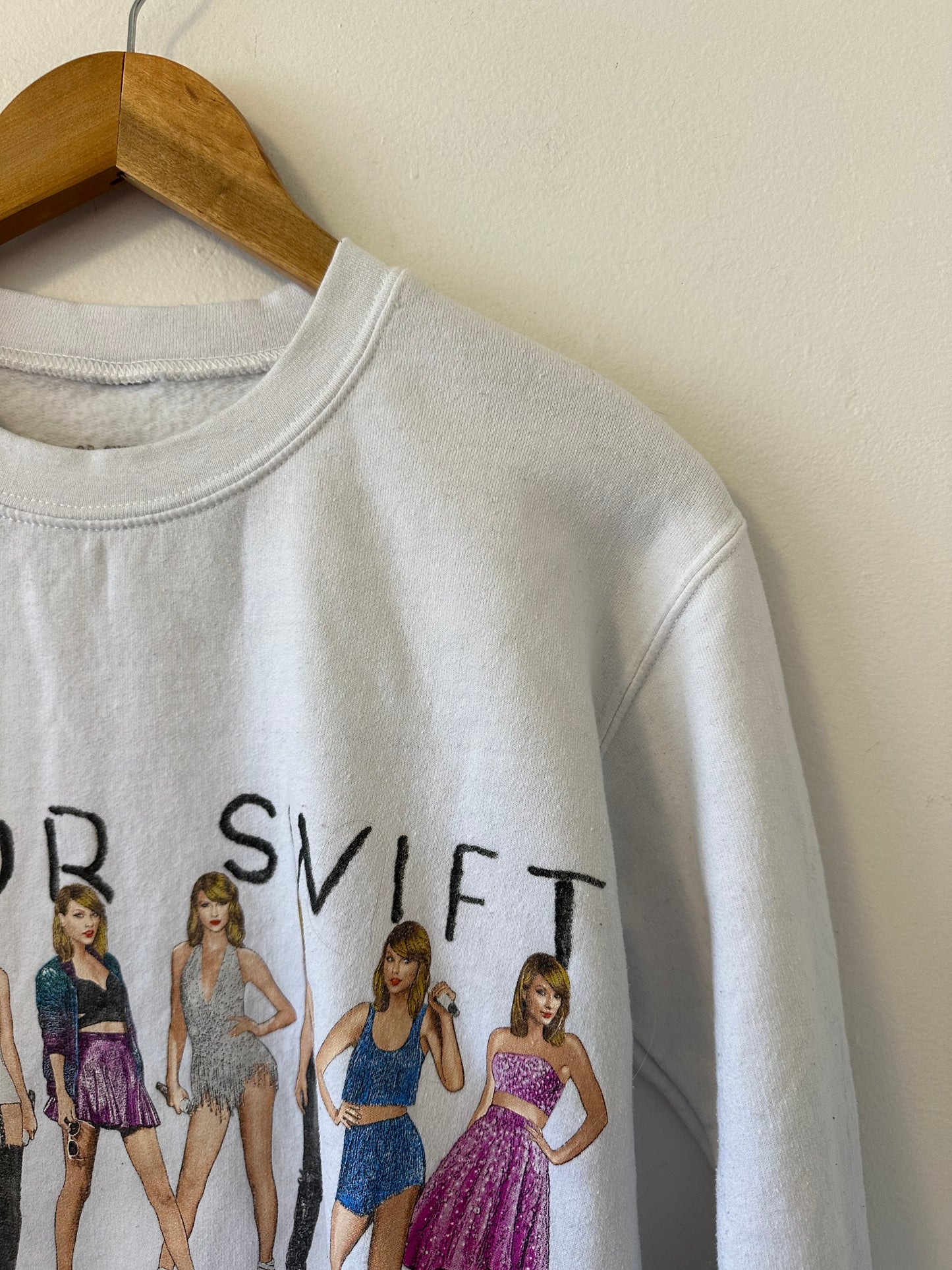 Taylor Swift 1989 (Taylor's Version) Eras White Crewneck | Size XS