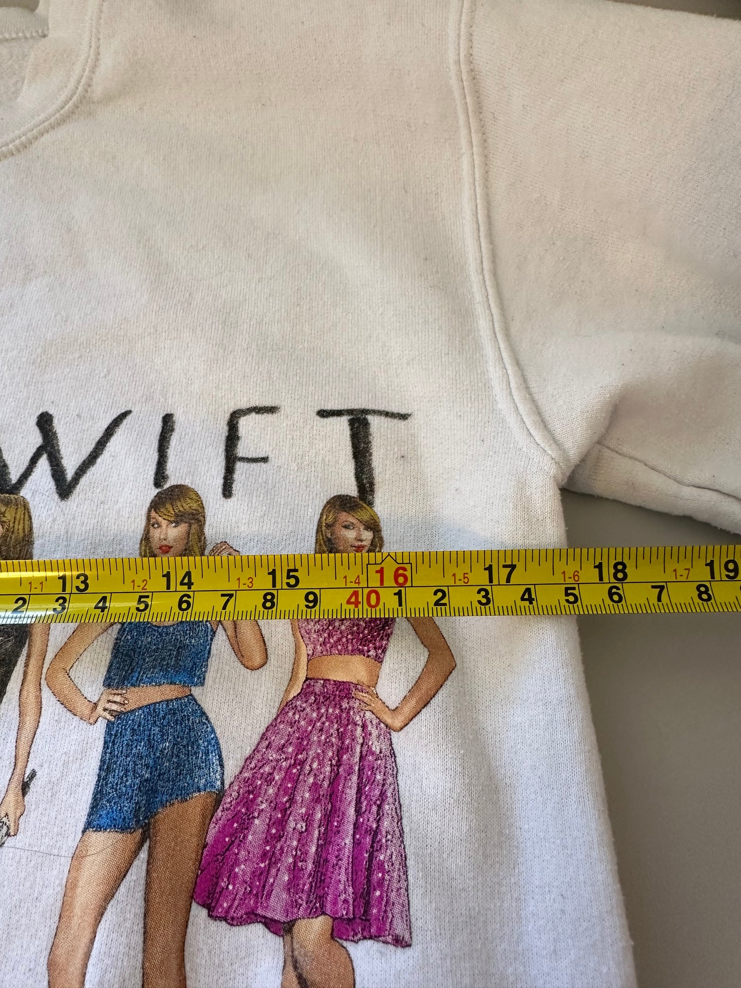 Taylor Swift 1989 (Taylor's Version) Eras White Crewneck | Size XS