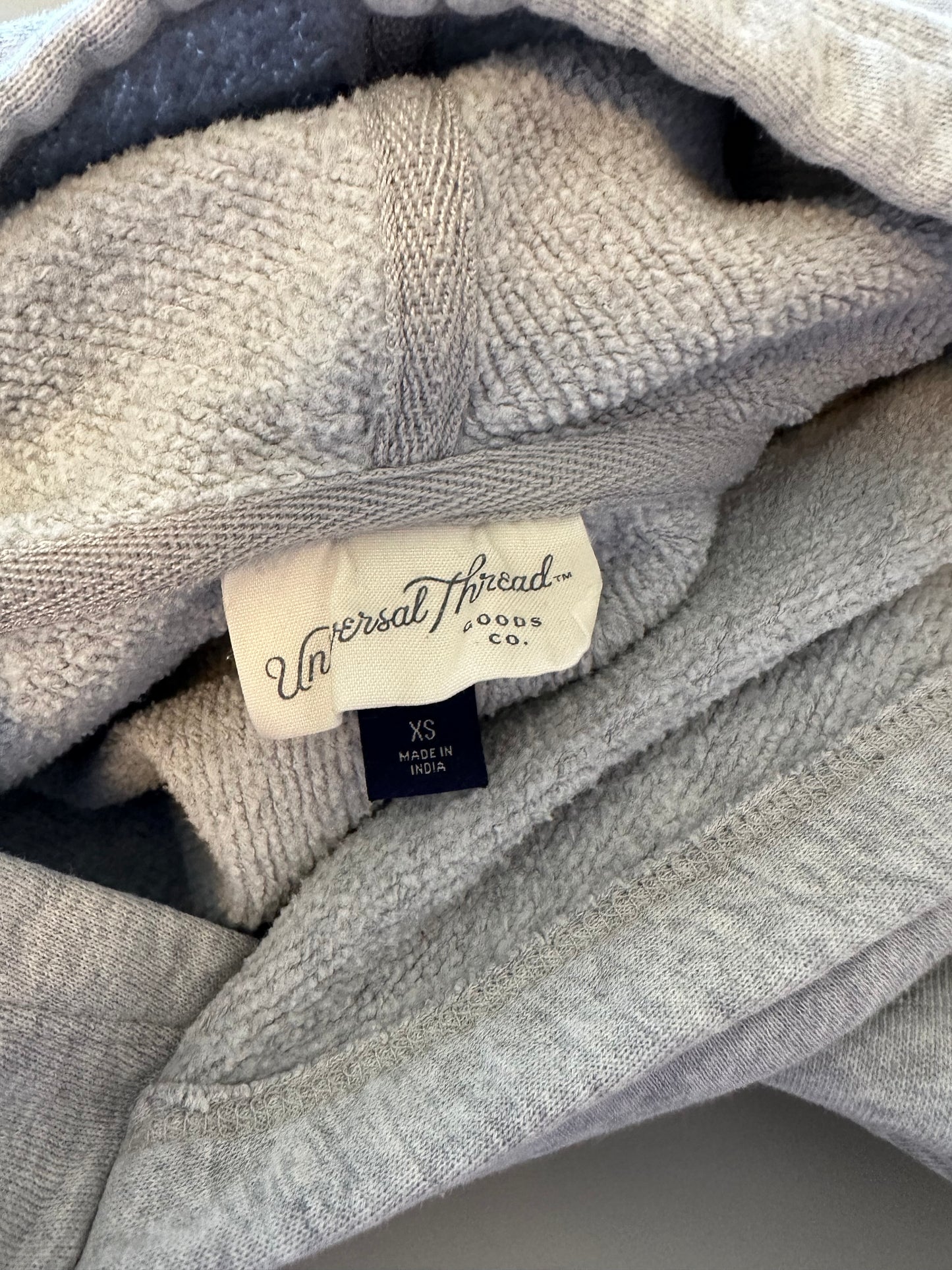 Universal Thread Gray Hooded Sweatshirt | Size XS