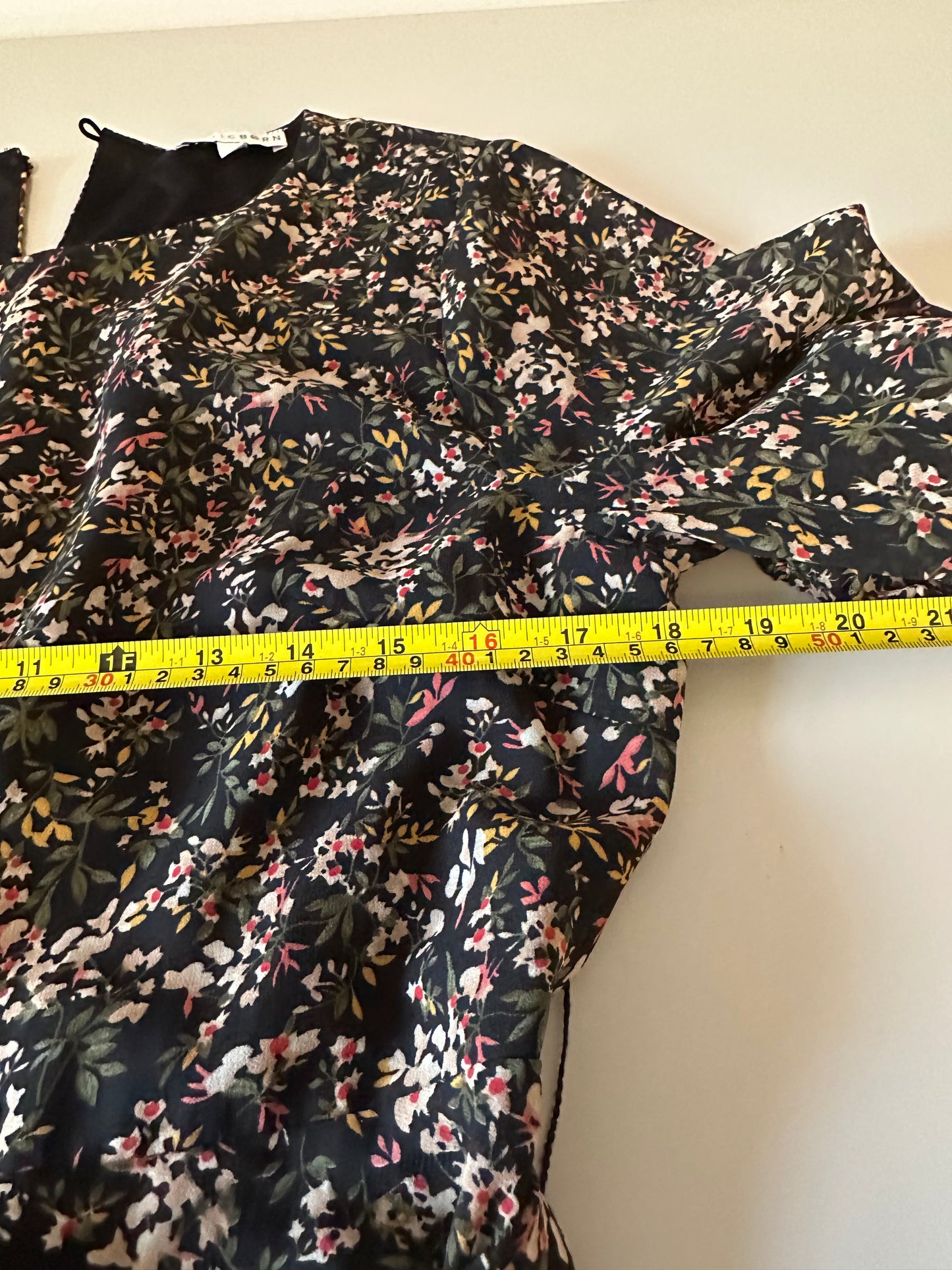 Baltic Born Black Floral Boho Maxi Dress | Size XL