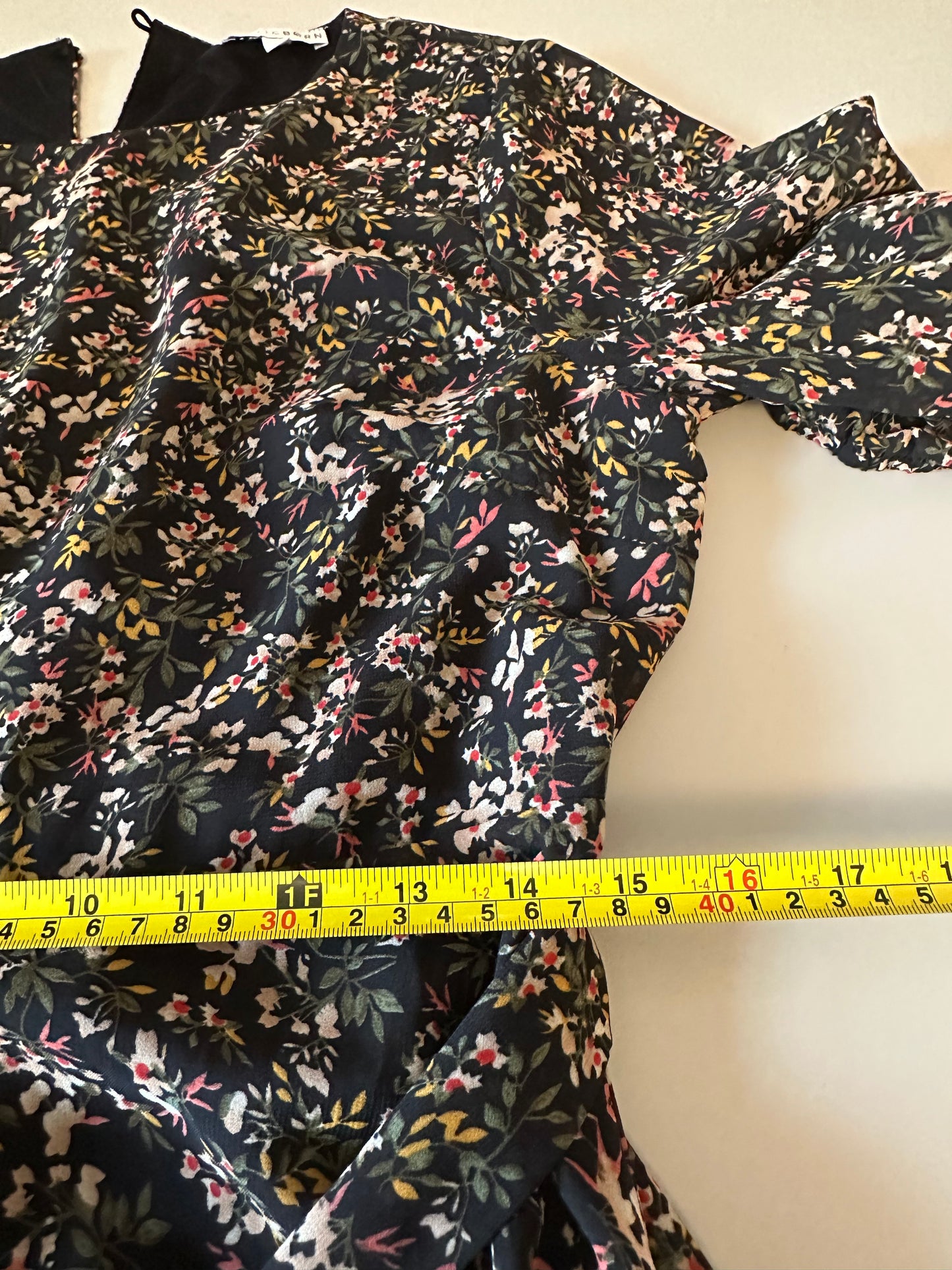 Baltic Born Black Floral Boho Maxi Dress | Size XL