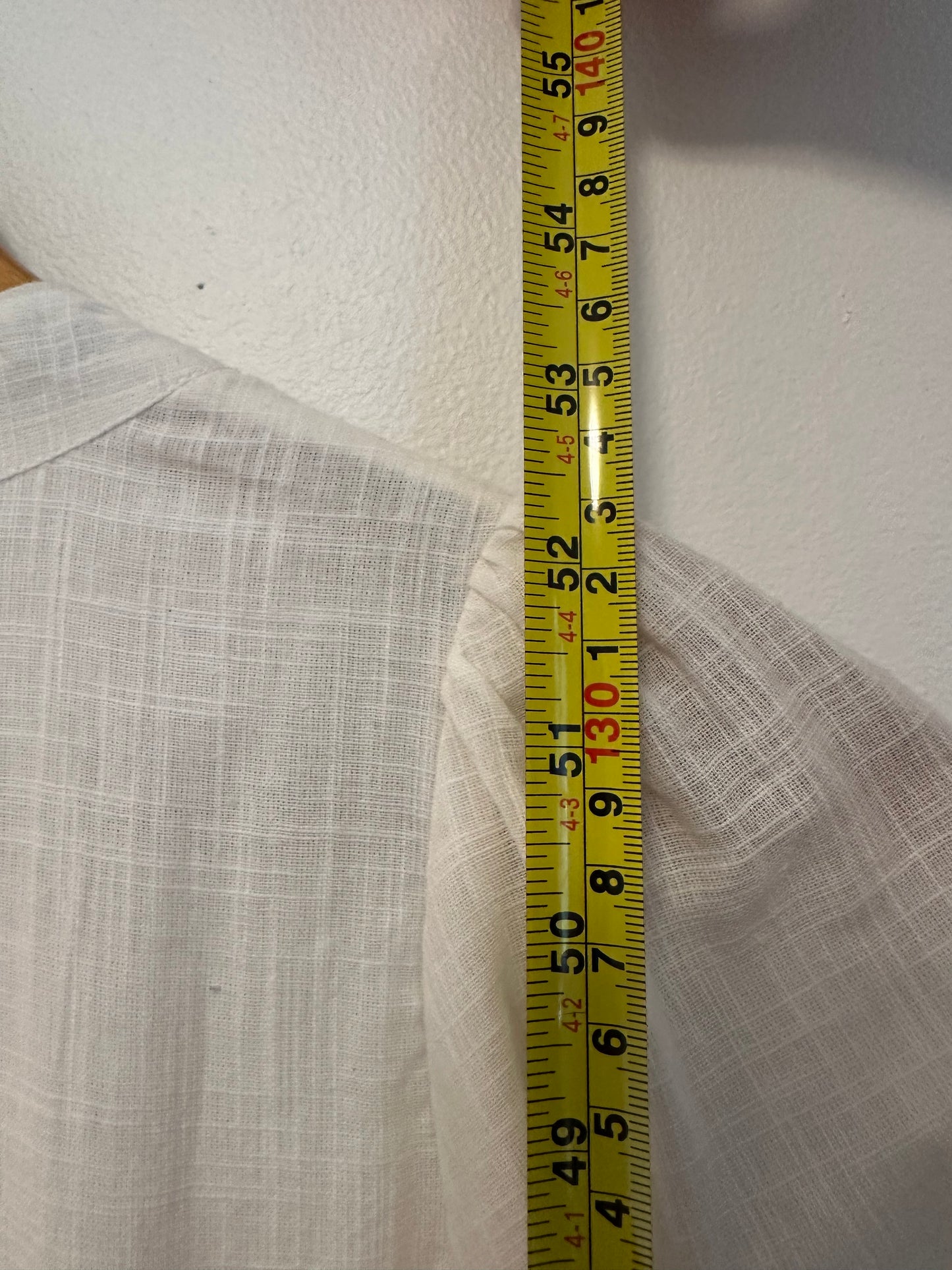 NWT CJ Laing Ingrid Tiered Cotton Maxi Dress in Bone White | Size Large