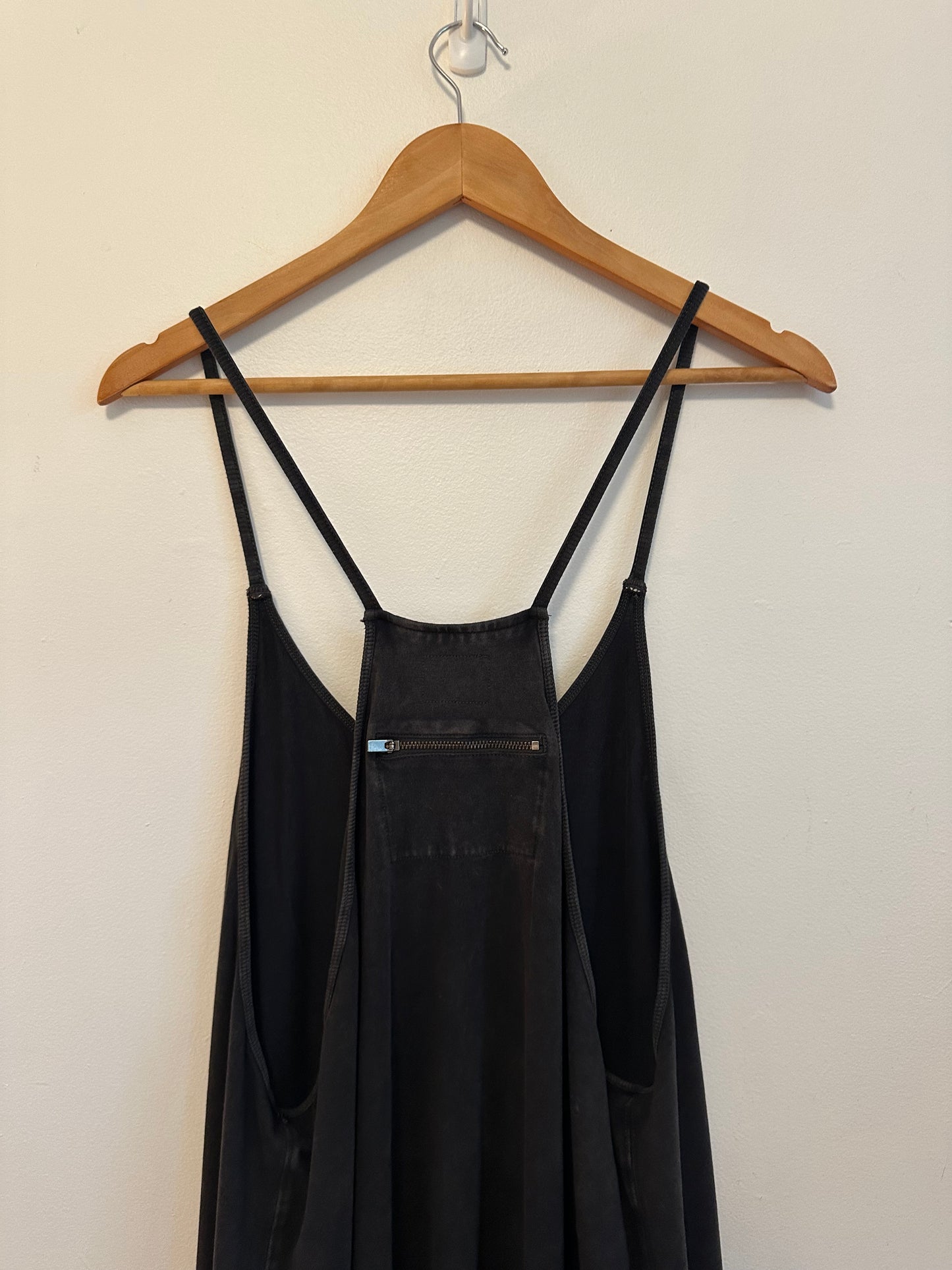 FP Movement x Free People Hot Shot Jumpsuit in Washed Charcoal | SIze Large