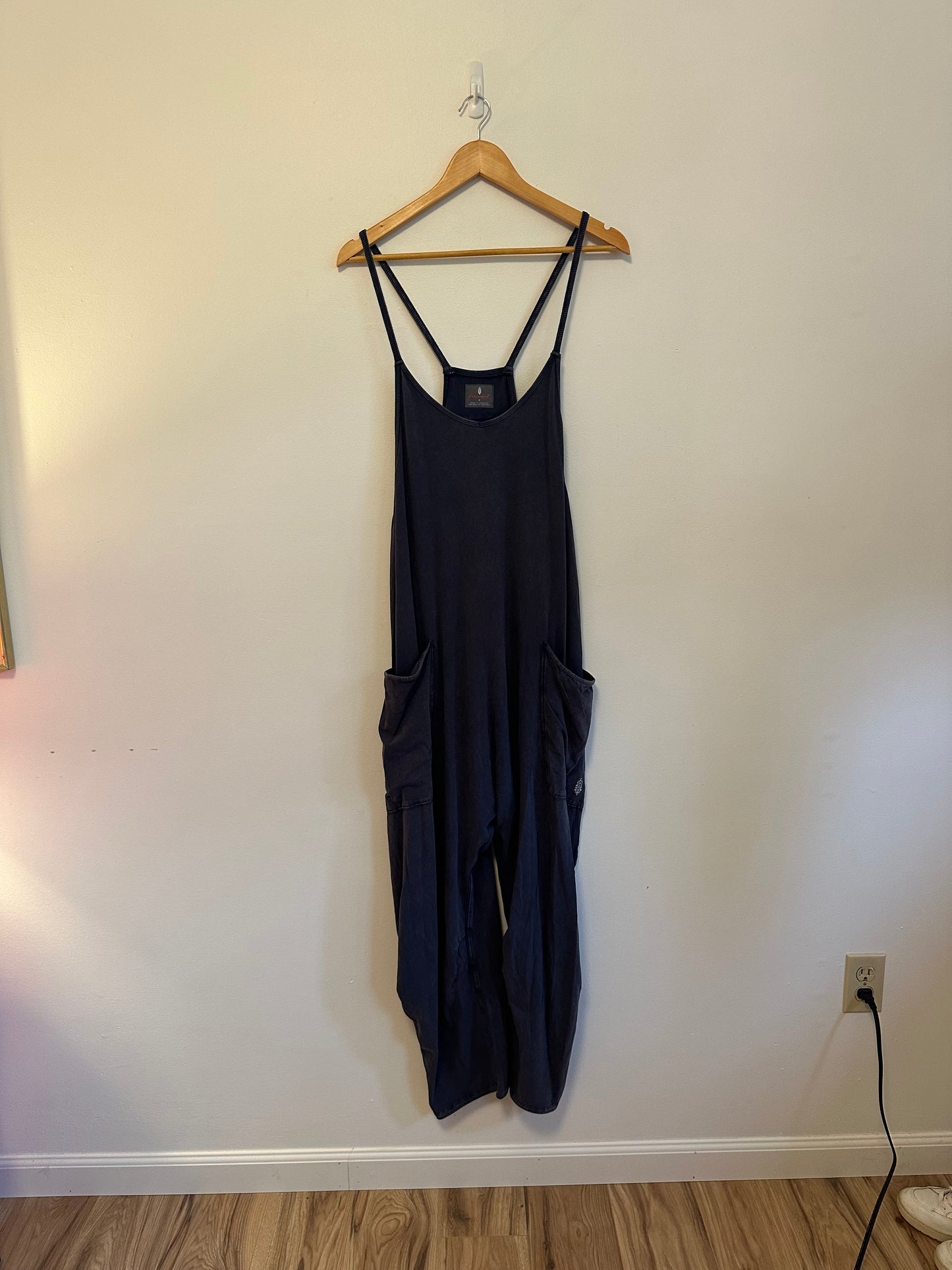 FP Movement x Free People Hot Shot Onesie in Supernova Navy Blue | Size Large