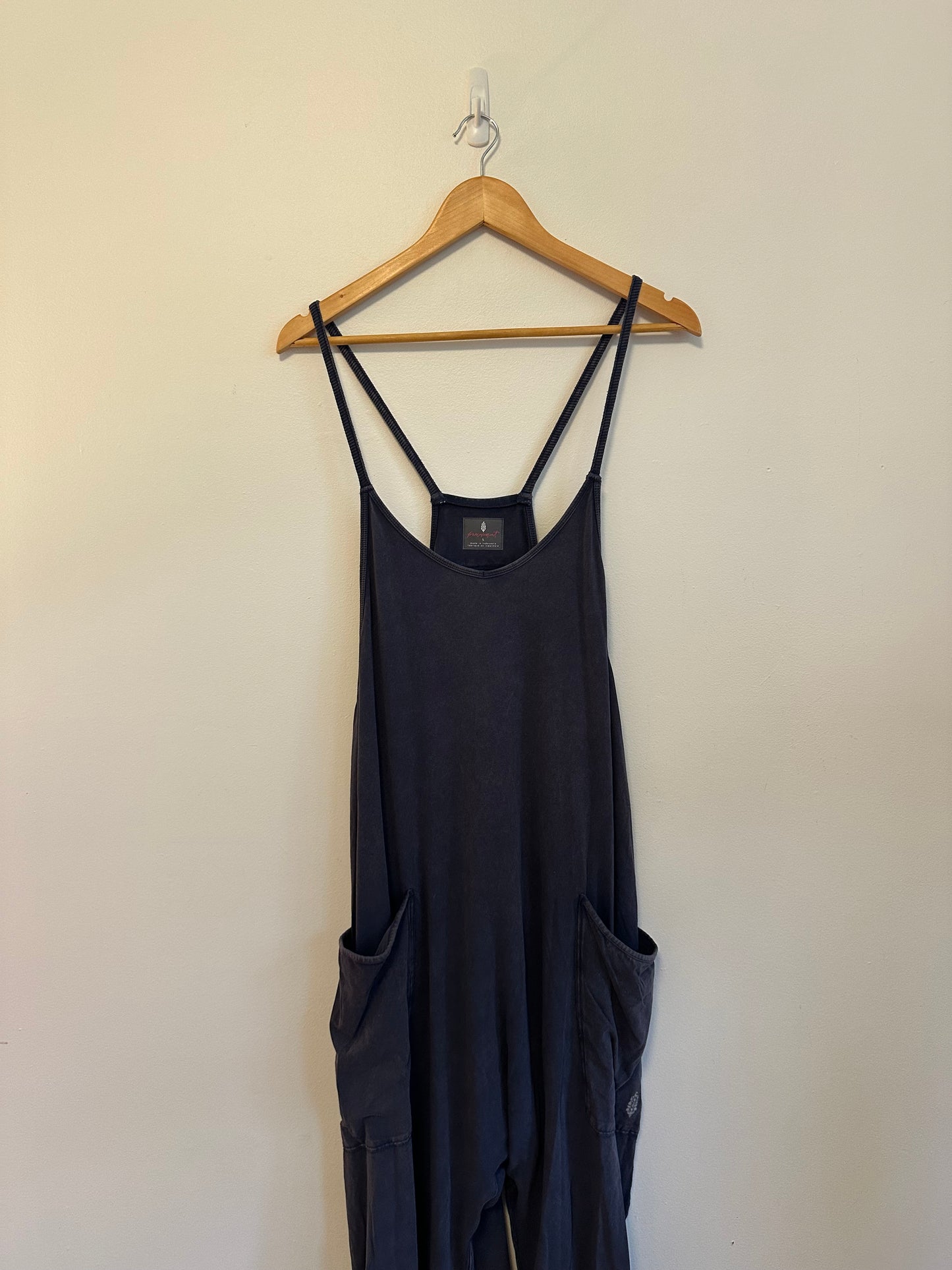 FP Movement x Free People Hot Shot Onesie in Supernova Navy Blue | Size Large