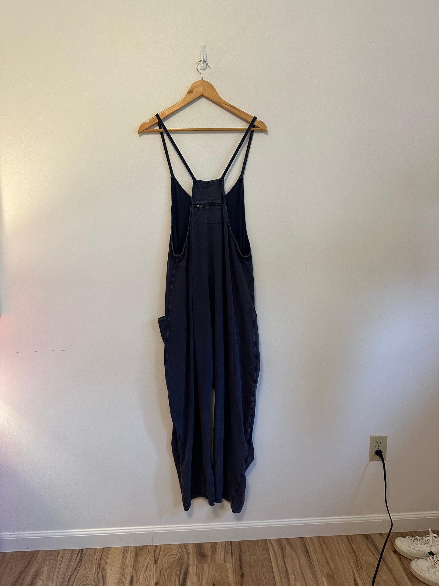 FP Movement x Free People Hot Shot Onesie in Supernova Navy Blue | Size Large