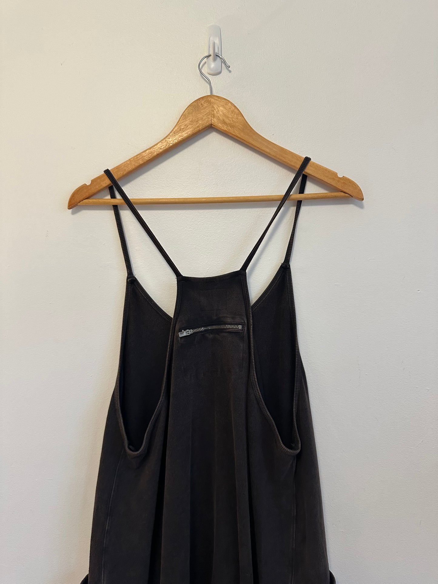 Free People x FP Movement Hot Shot Onesie in Washed Black | Size Large