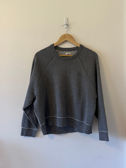 Pilco by Anthropologie The Oaklyn Cozy Crew-Neck Sweatshirt | Size Medium