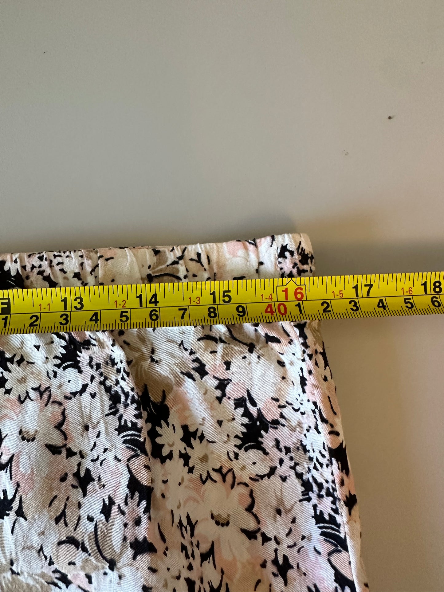 Gap  Elastic Waist Floral Midi Skirt | Size Large Petite