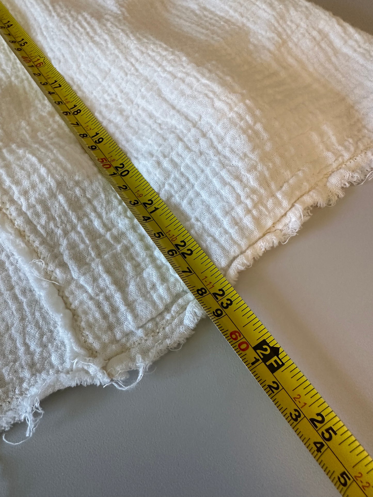 We The Free x Free People White Cotton Gauze Button Down Blouse | Size Small