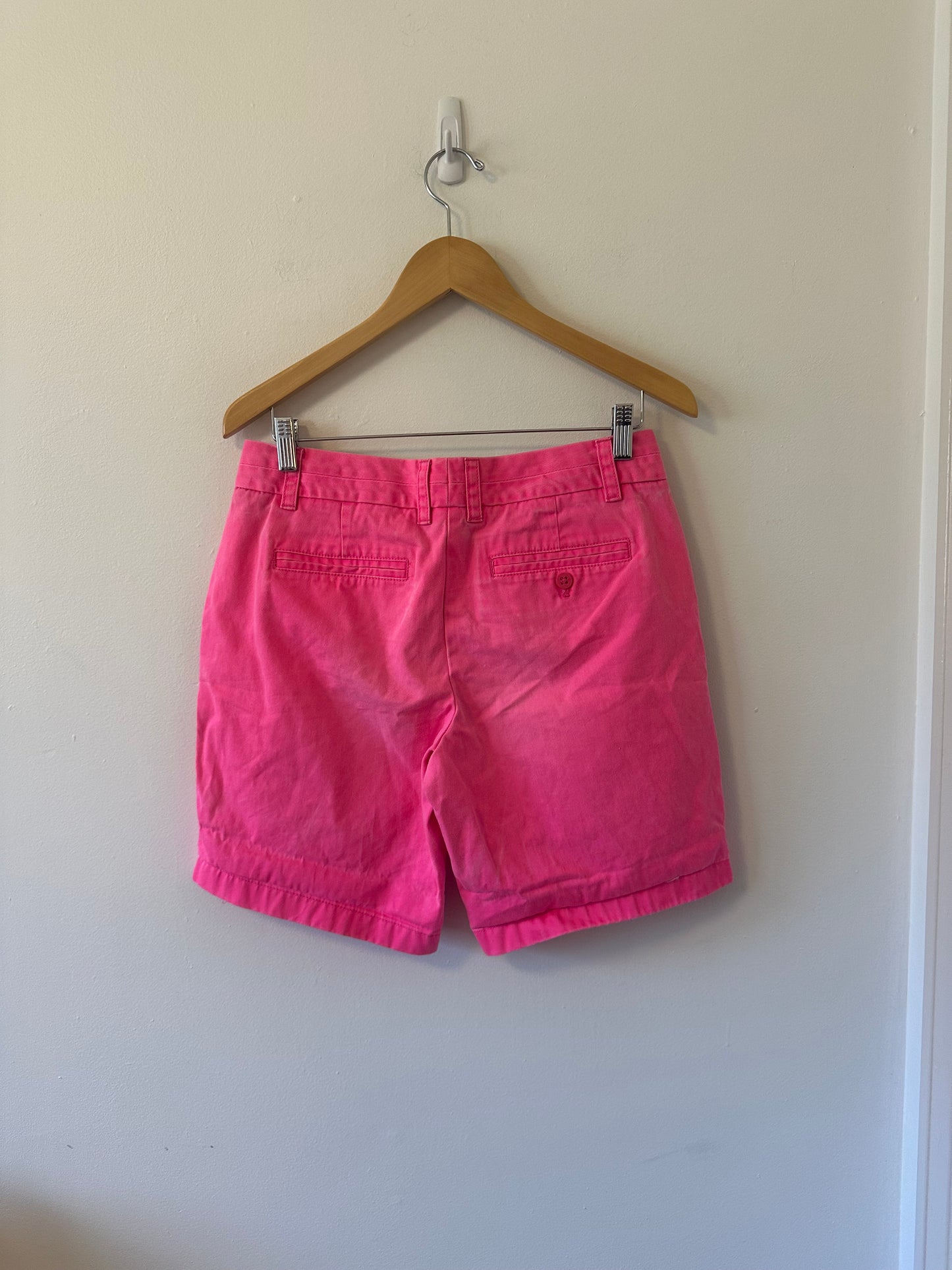 J. Crew Bright Pink Classic Chino Shorts | Size 6