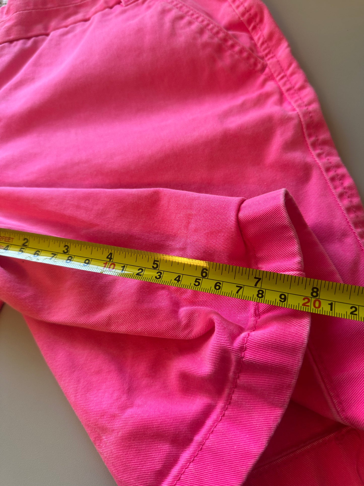 J. Crew Bright Pink Classic Chino Shorts | Size 6