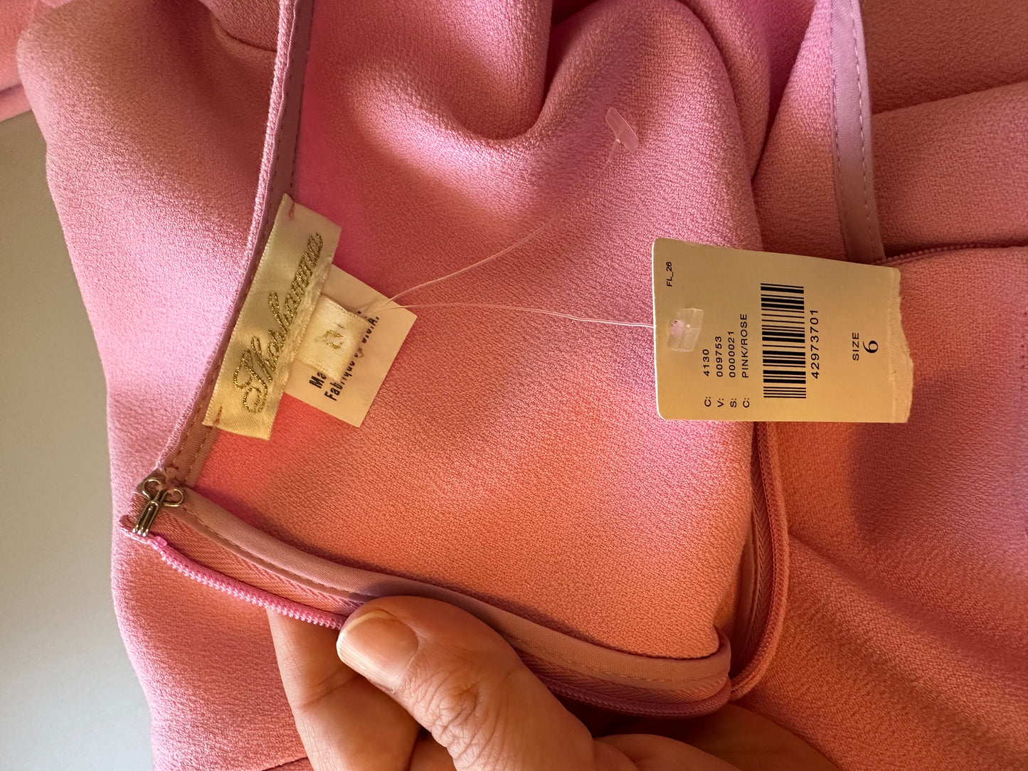 Shoshanna NWT Bubble Gum Pink Dara Crepe Bell Sleeve Dress | Size 6