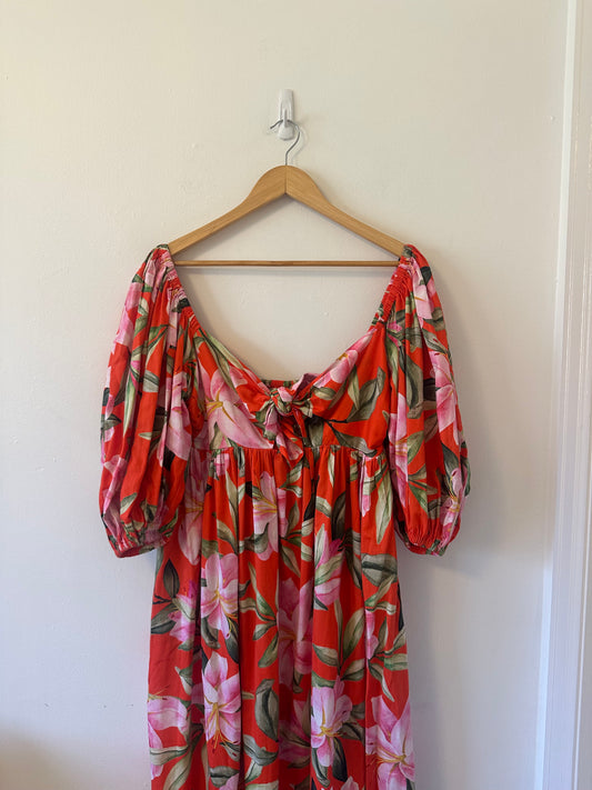 Mara Hoffman Violet Dress in Lilly Floral | Size Medium