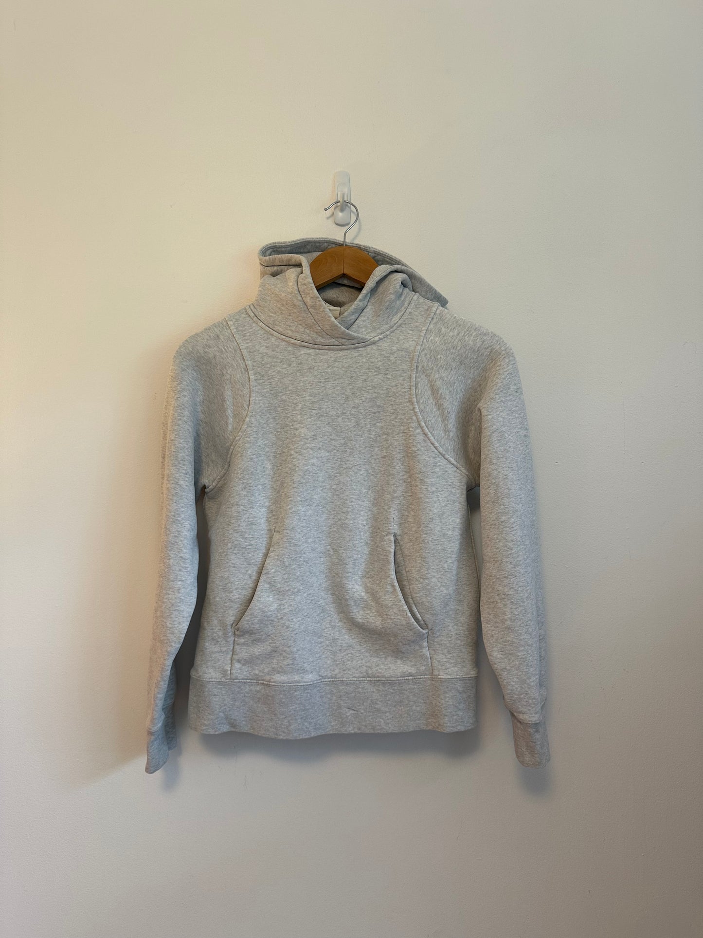 Lululemon Scuba Hoodie Pullover in Light Grey Heather | Size 2