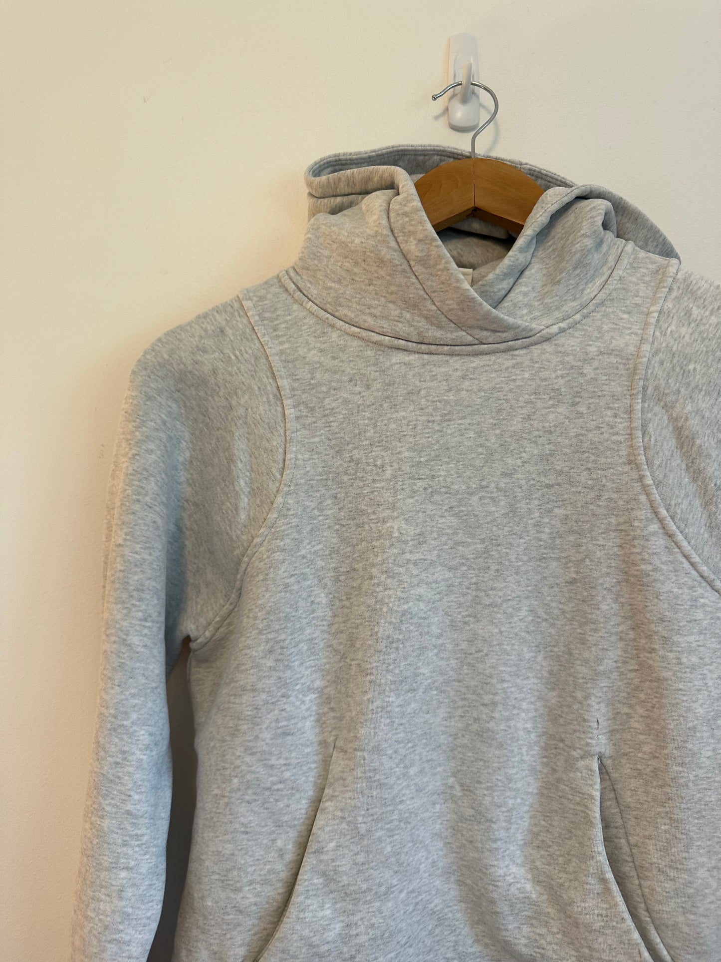 Lululemon Scuba Hoodie Pullover in Light Grey Heather | Size 2