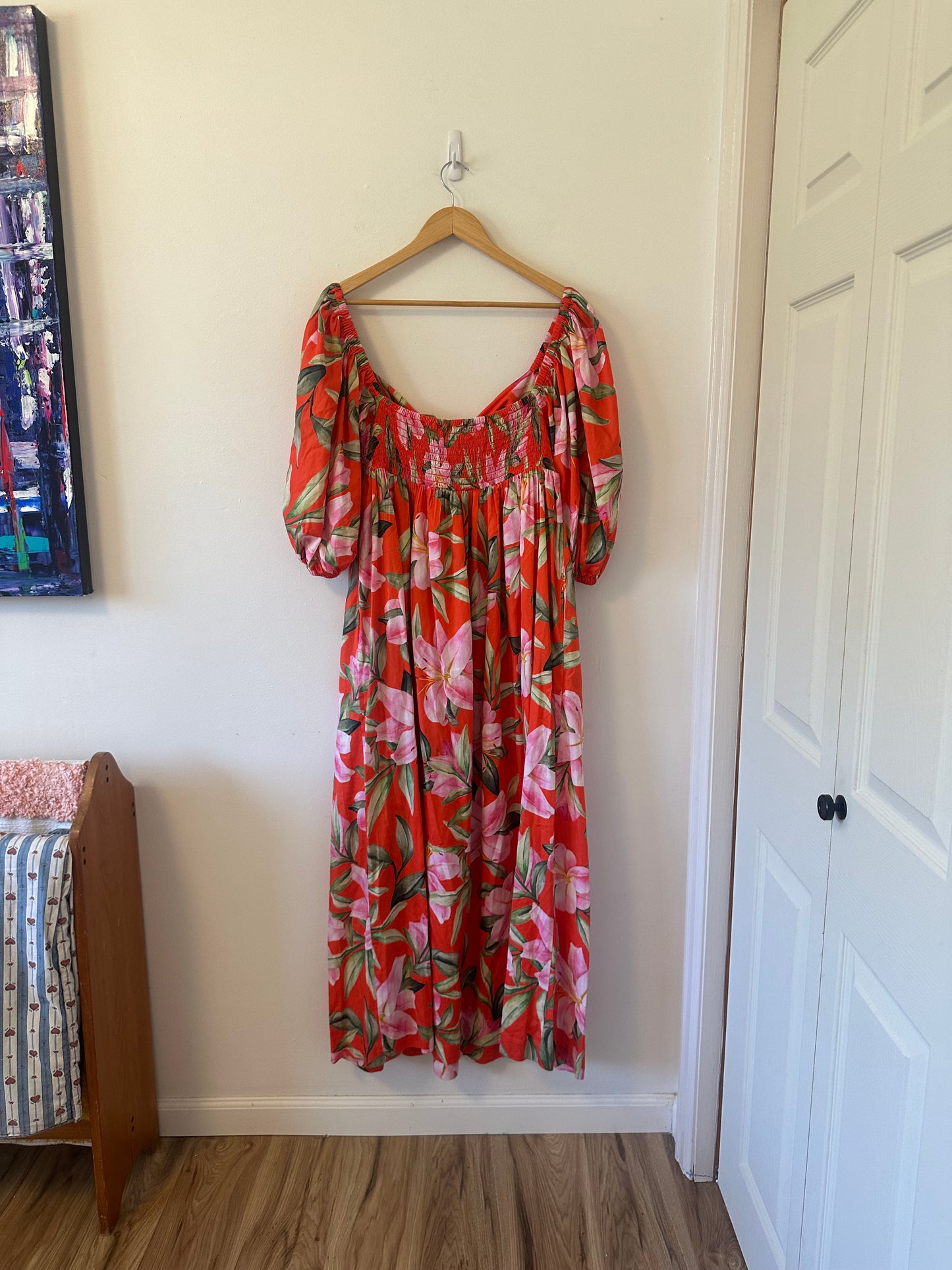 Mara Hoffman Violet Dress in Lilly Floral | Size Medium
