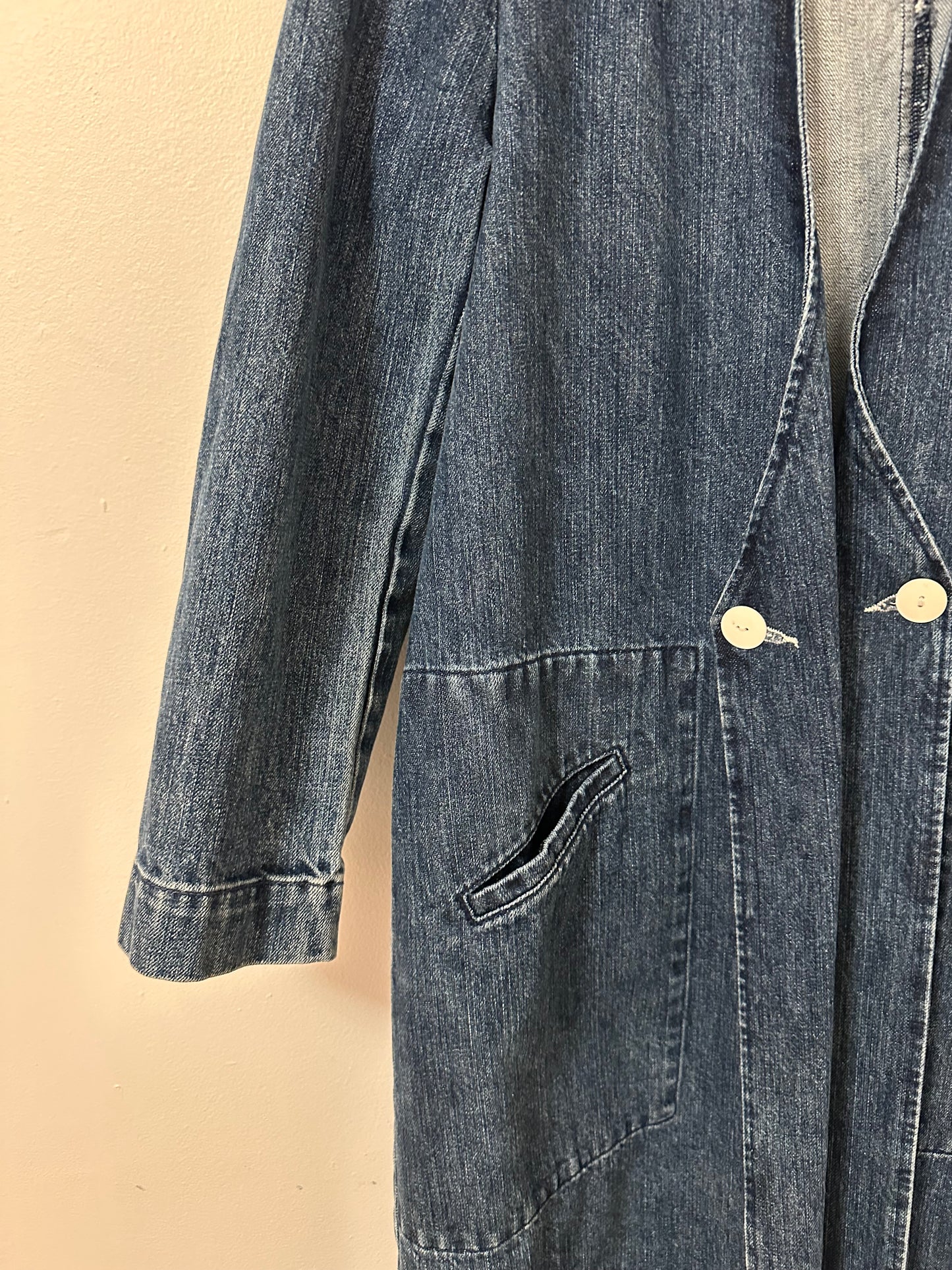 Carleen Birdie Duster in Pacific Blue Denim | Size Medium