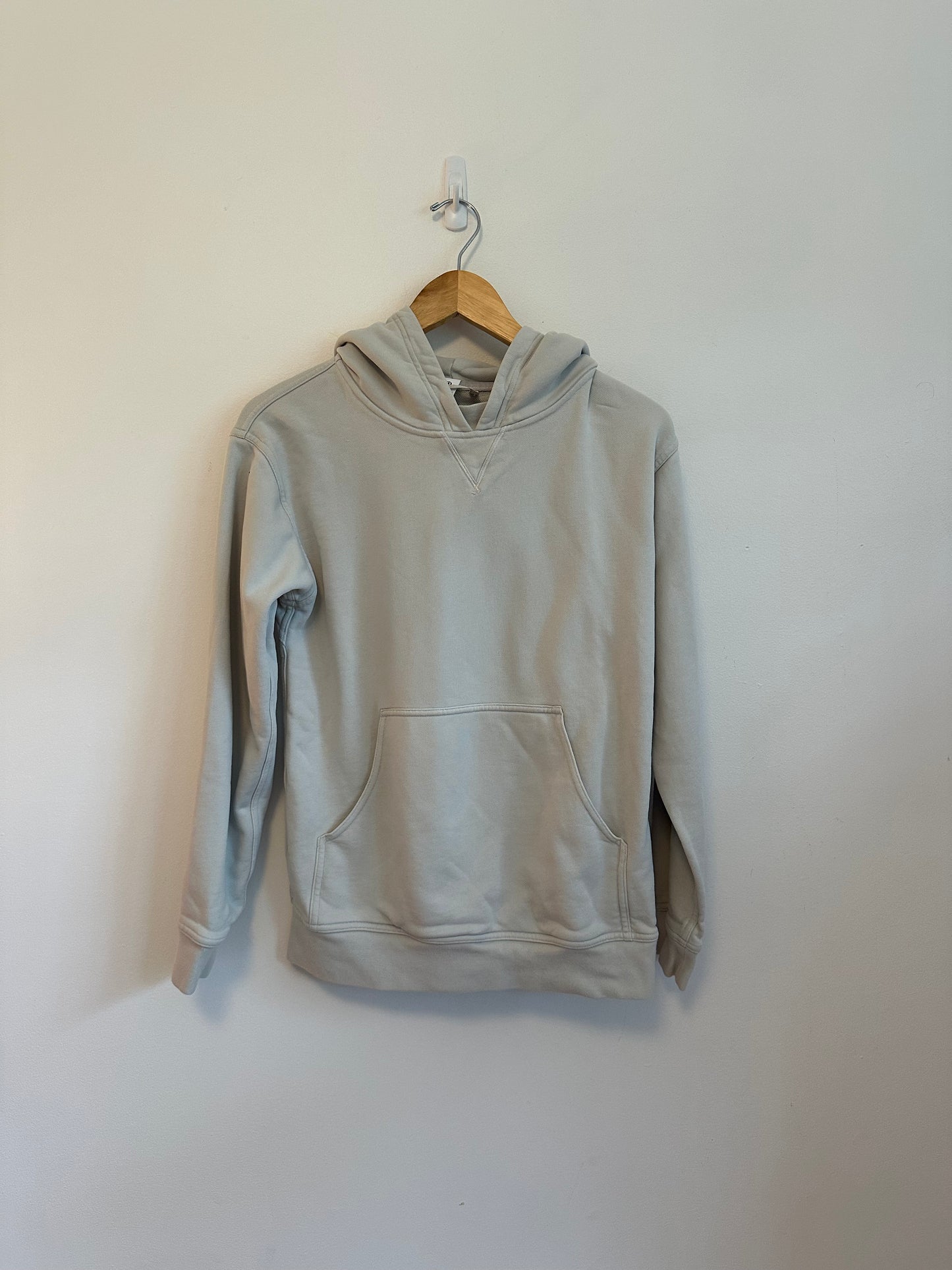 Lululemon All Yours Cotton French Terry Hoodie in Light Gray | Size 4