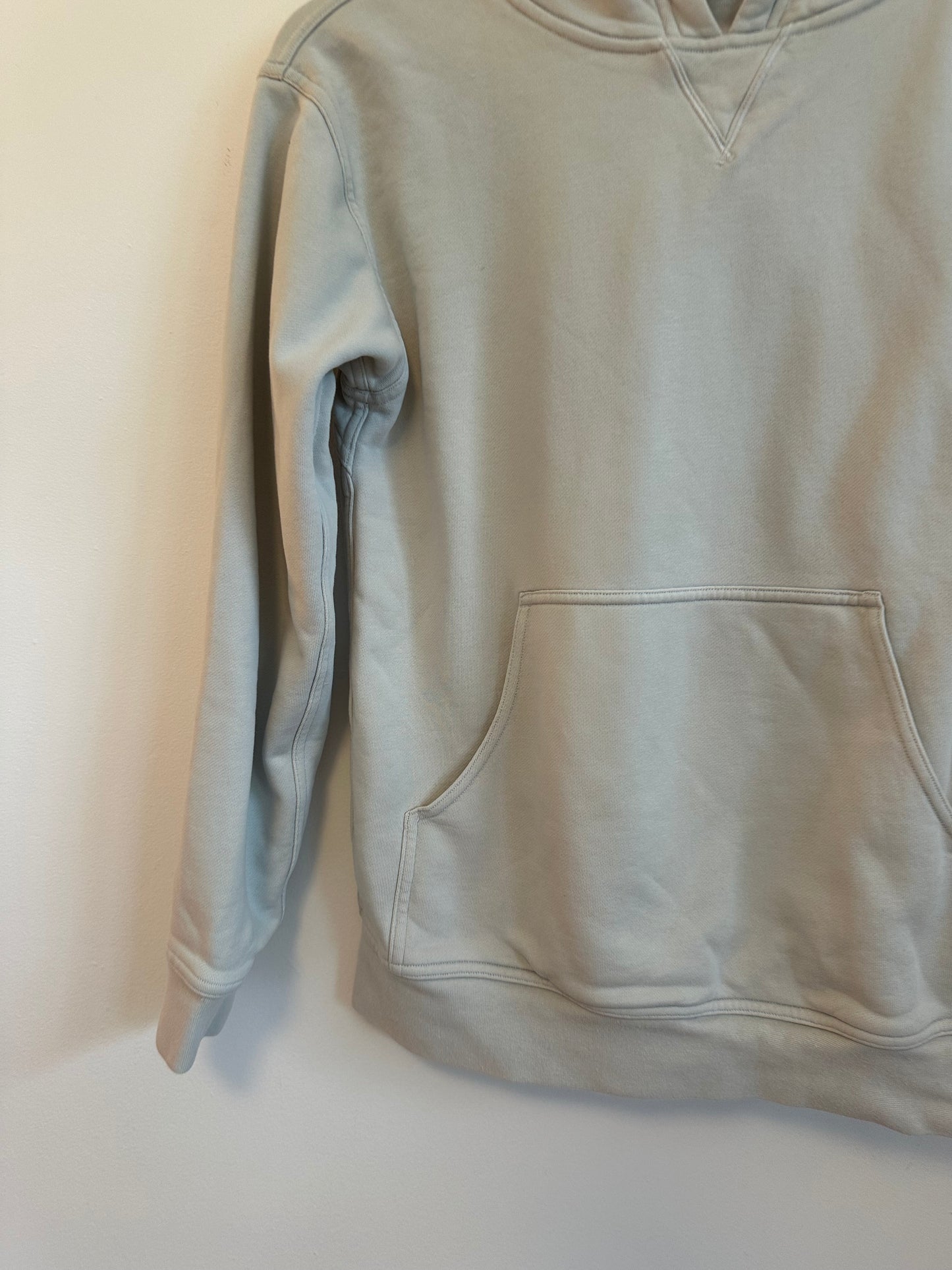 Lululemon All Yours Cotton French Terry Hoodie in Light Gray | Size 4