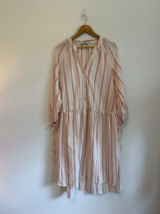 Zara Long Sleeve Striped Dress | Size Medium