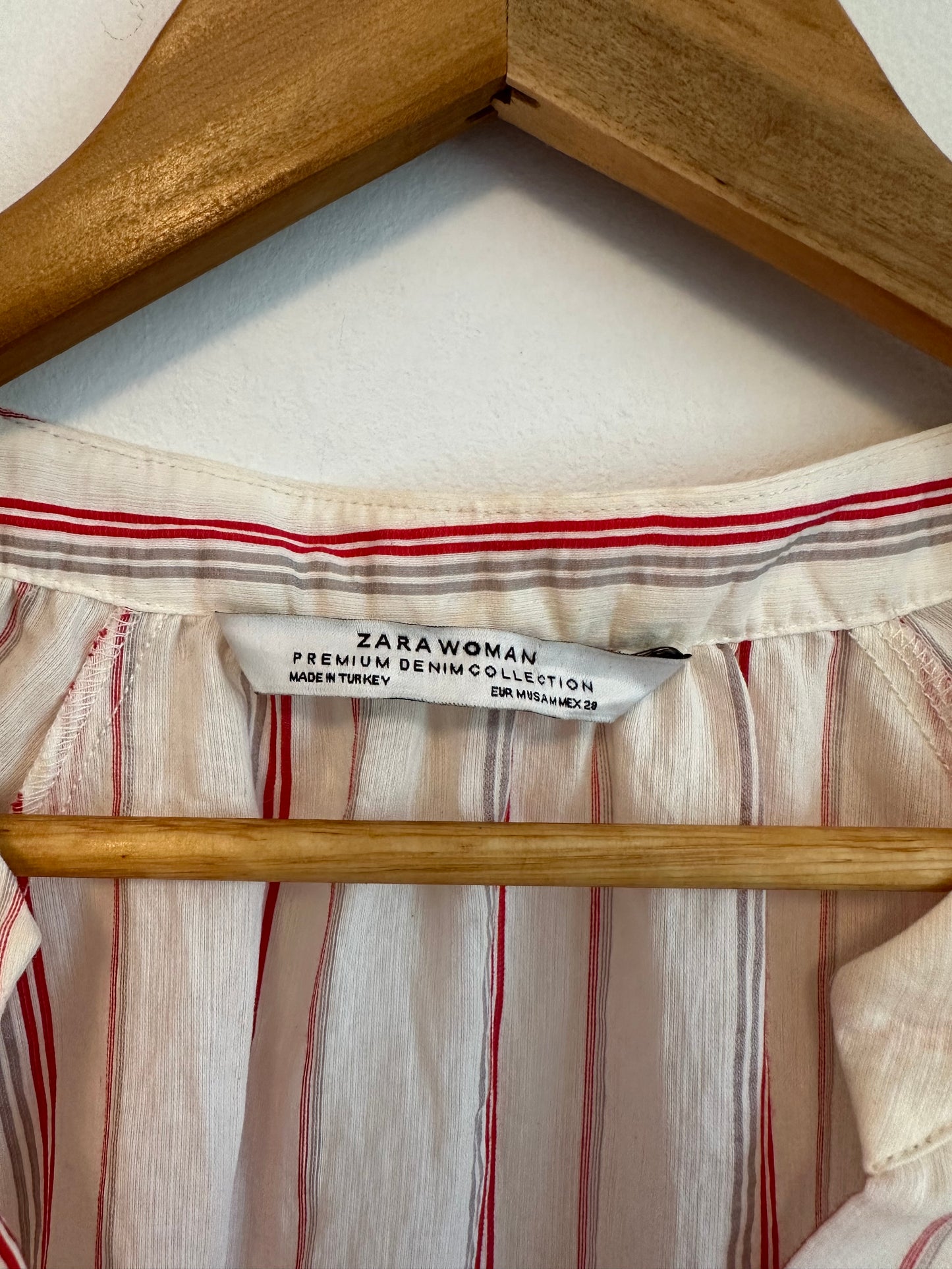 Zara Long Sleeve Striped Dress | Size Medium