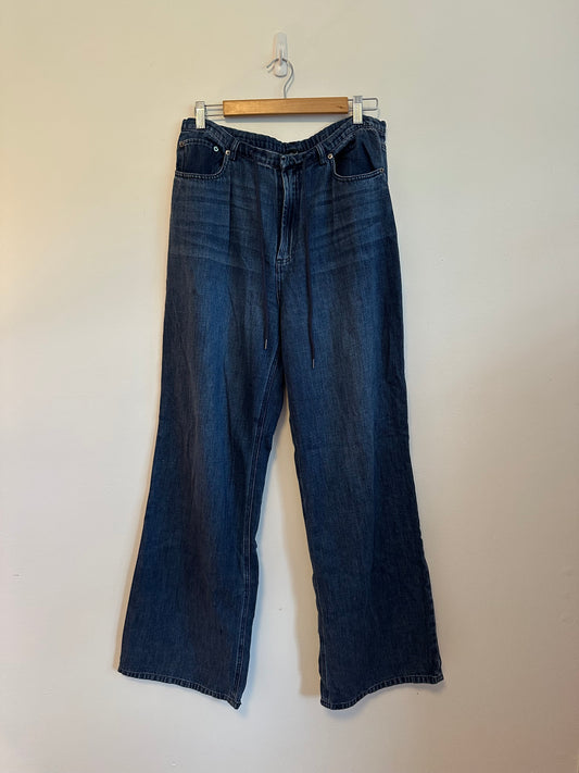 Rails Oceana Wide Leg Drawstring Waist Jeans | Size 12