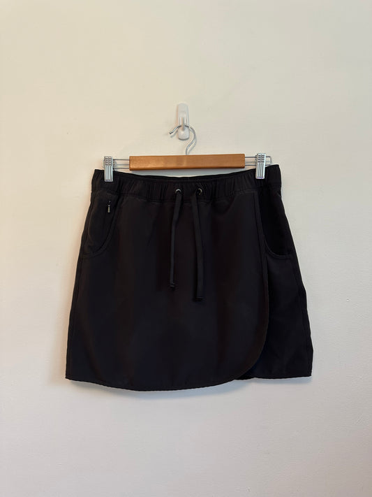 Patagonia Black Active Hiking Skort with Drawstring Elastic Waist | Size Small
