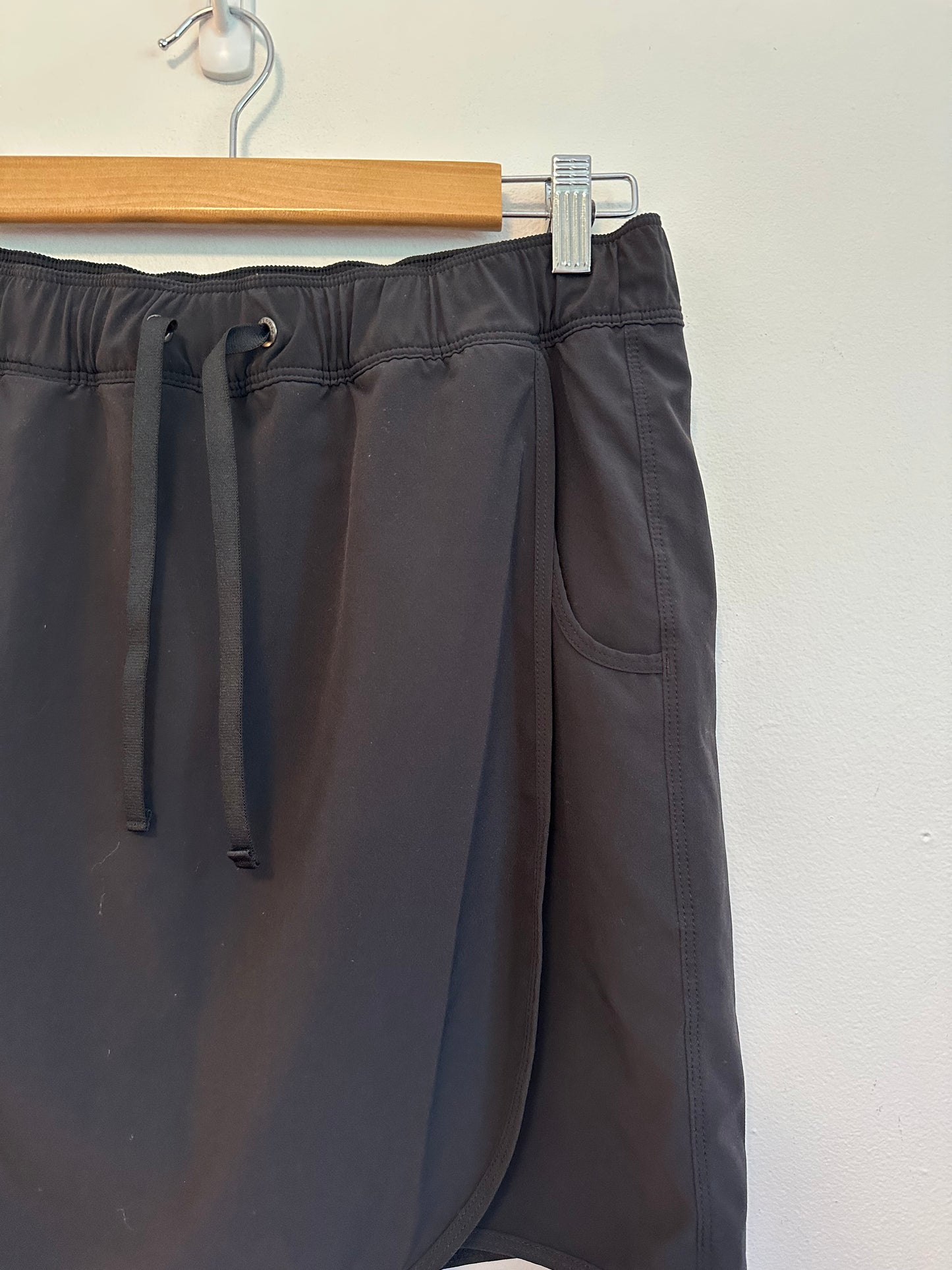 Patagonia Happy Hike Active Hiking Skort with Liner Shorts in Black