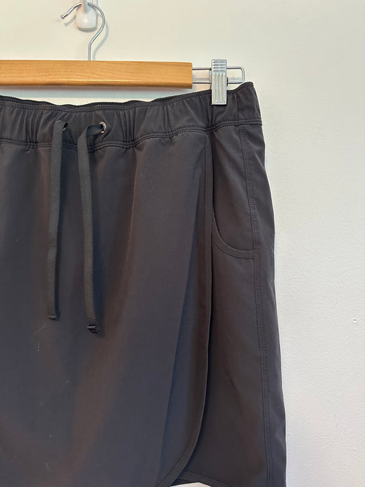 Patagonia Happy Hike Active Hiking Skort with Liner Shorts in Black
