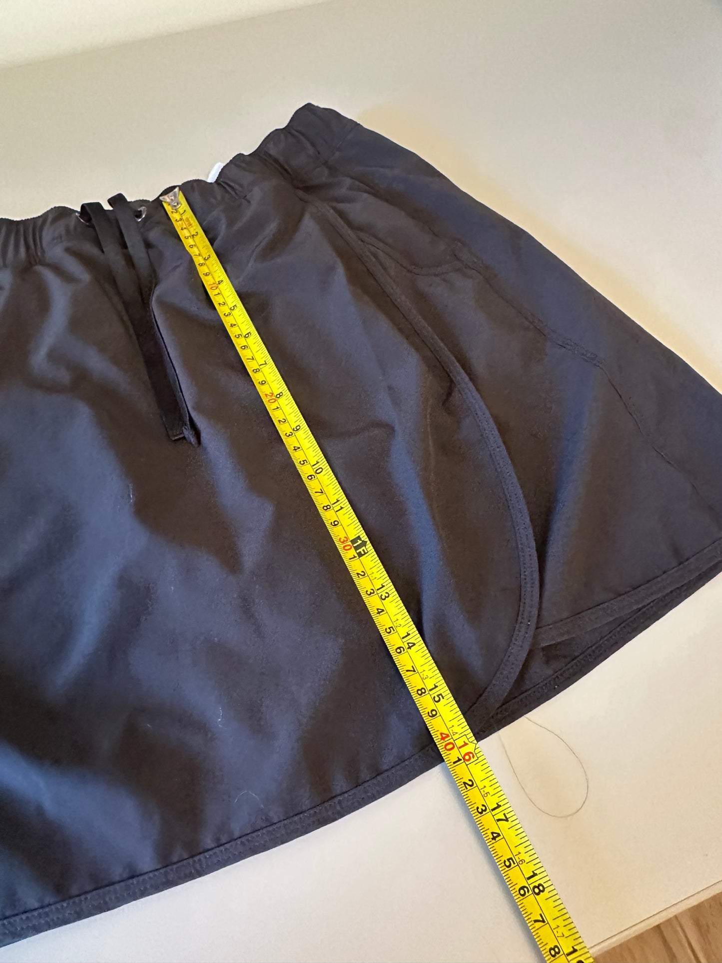 Patagonia Happy Hike Active Hiking Skort with Liner Shorts in Black
