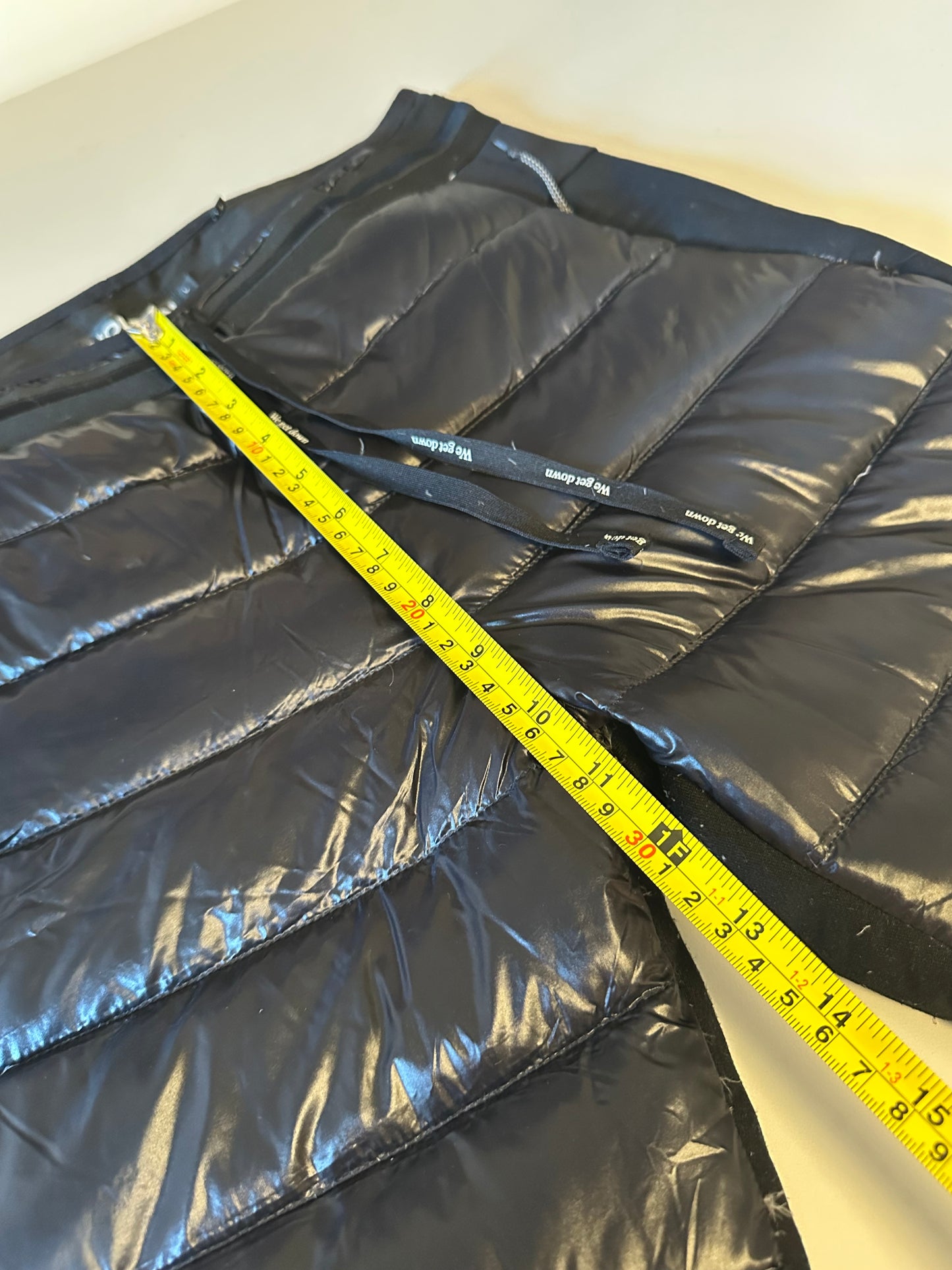 Holden Hybrid Down Jogger Pants in Black | Size Large