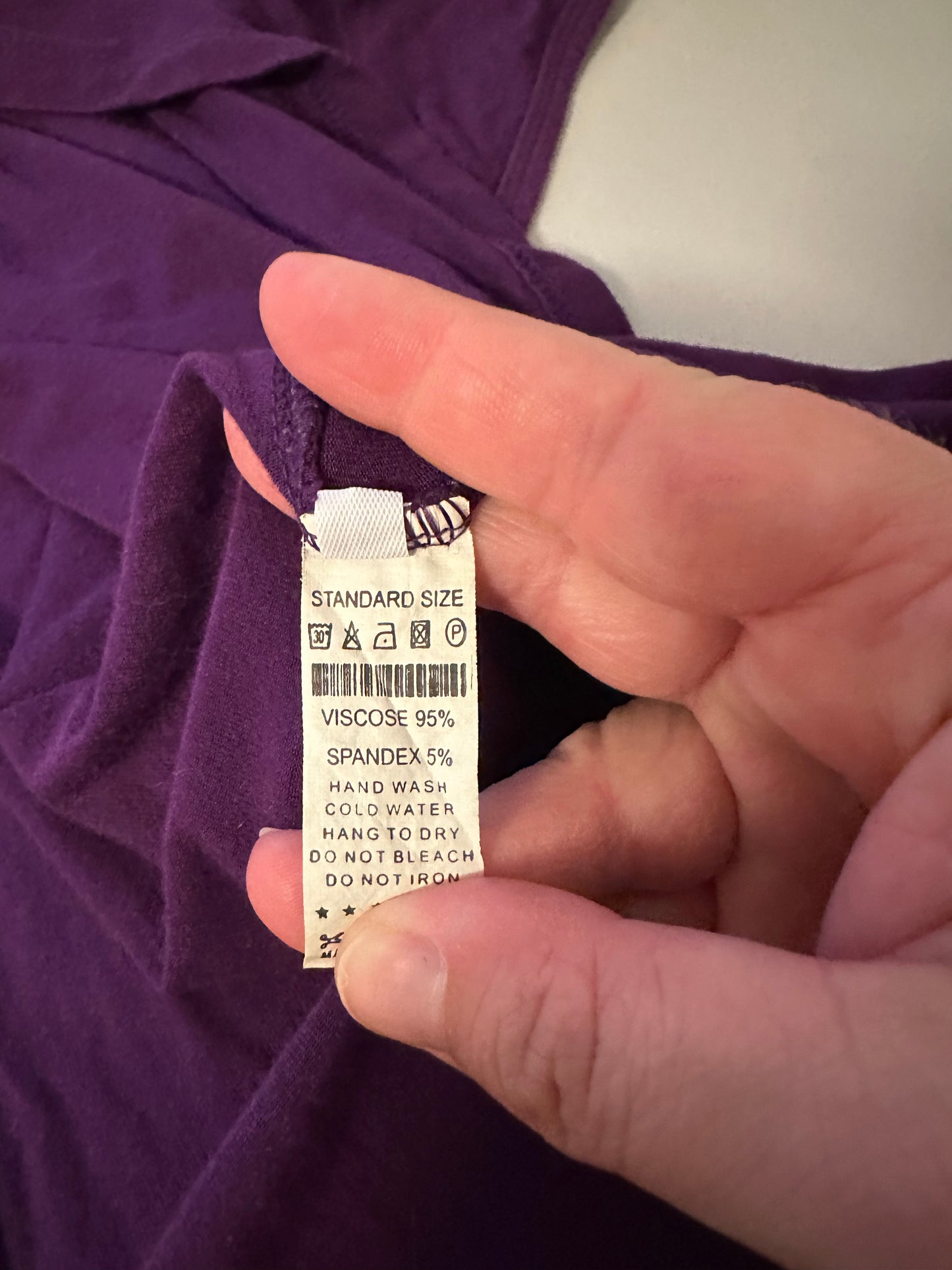 Mexicali Blues Tie Back Tank Top in Eggplant Purple | Size S/M