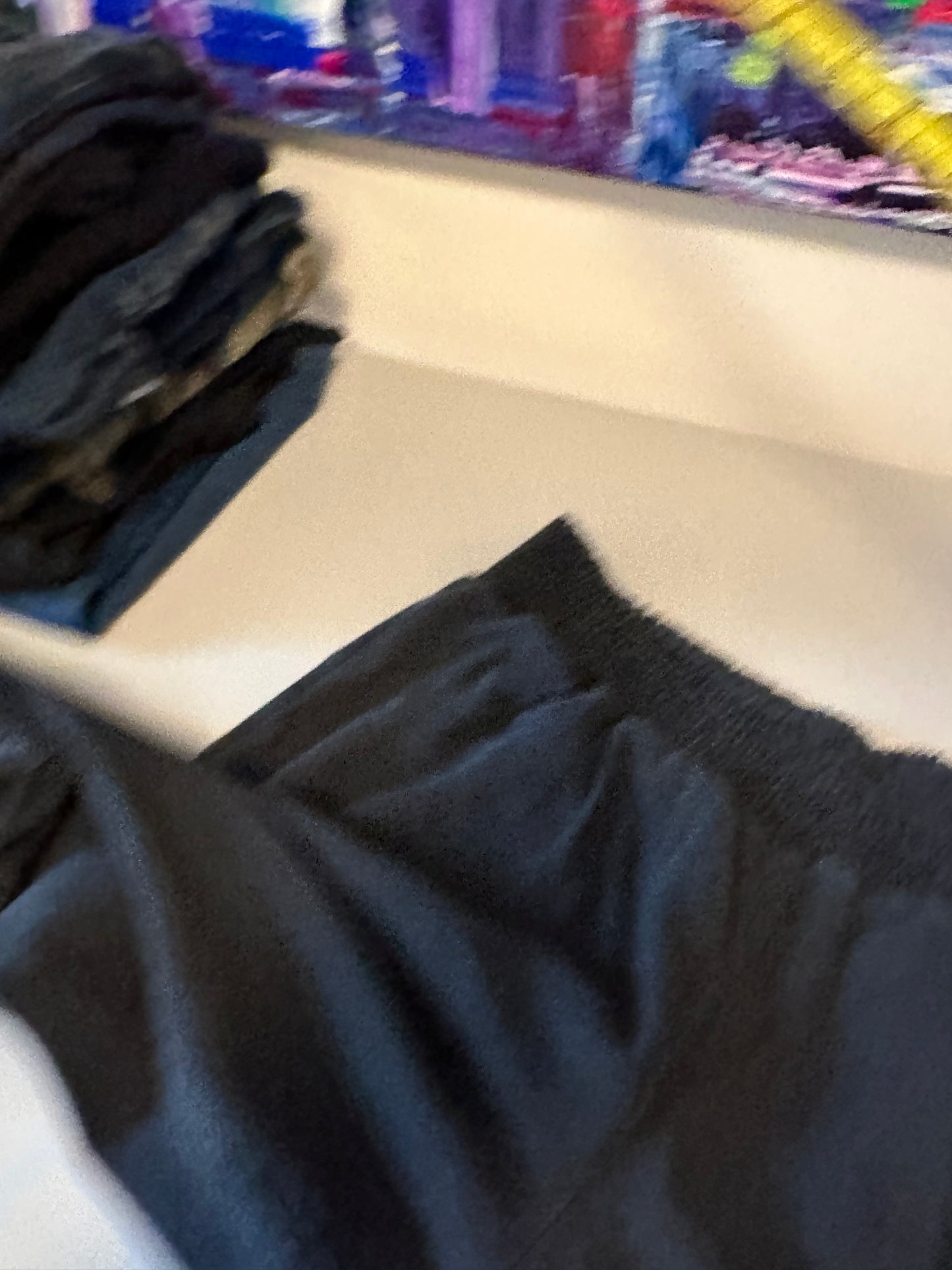 Bella Dahl Black Smocked Waist Wide Leg Pants | Size Large