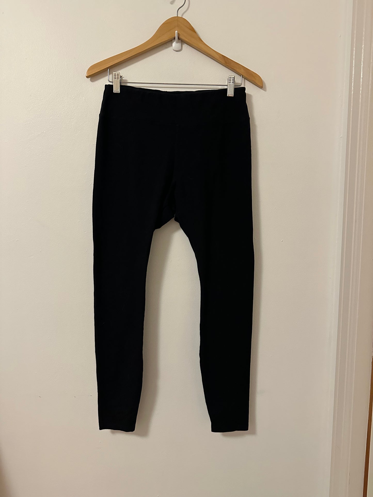 Pact Organic Cotton Black Leggings | Size Large