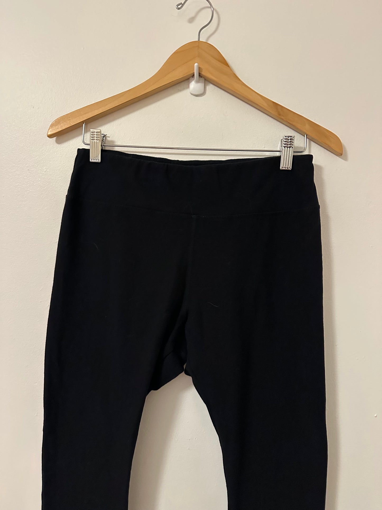 Pact Organic Cotton Black Leggings | Size Large
