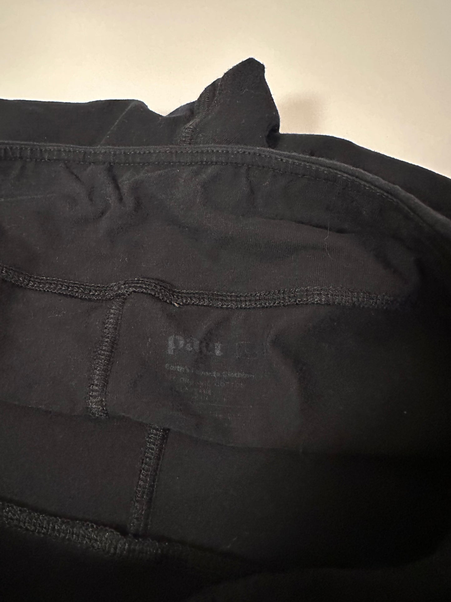 Pact Organic Cotton Black Leggings | Size Large