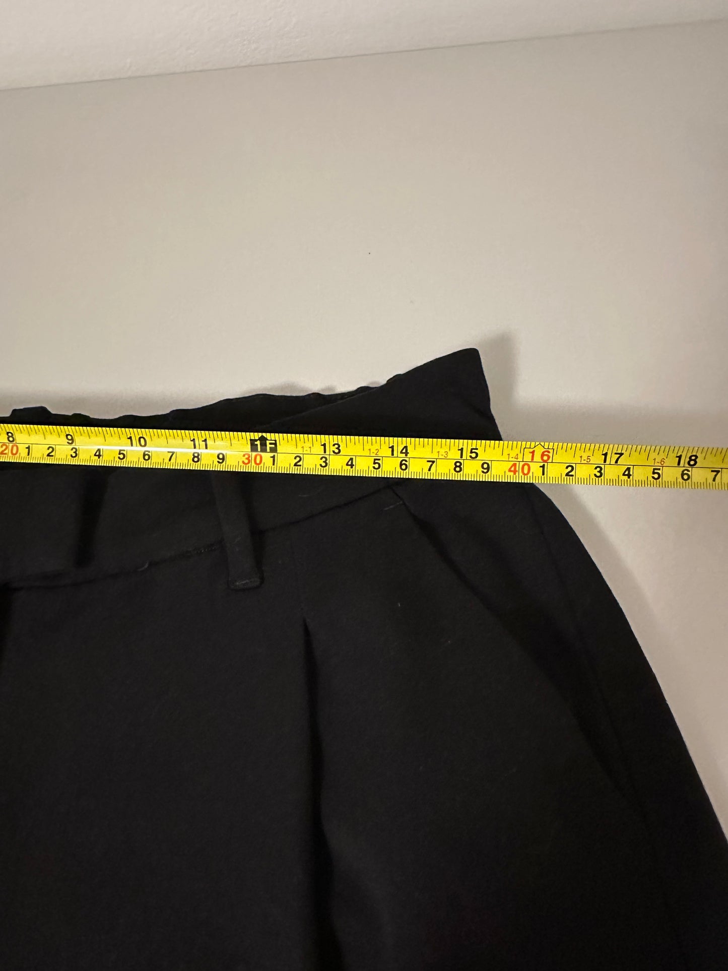 American Eagle Black Curvy Wide Leg Trousers | Size 8