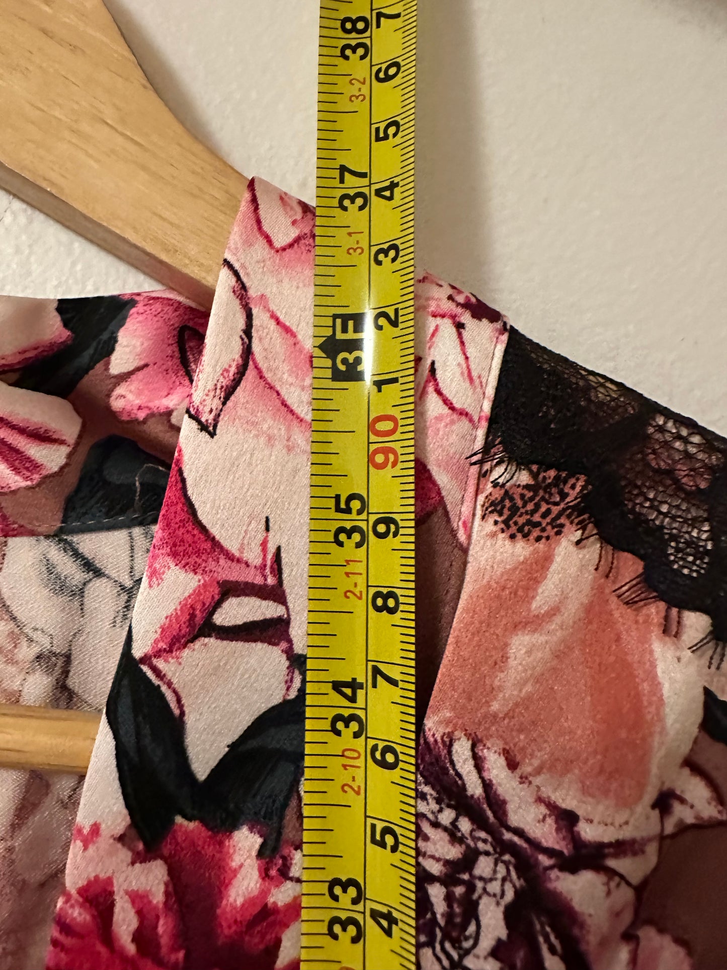 Victoria's Secret Floral Satin and Lace Robe | Size XS/S
