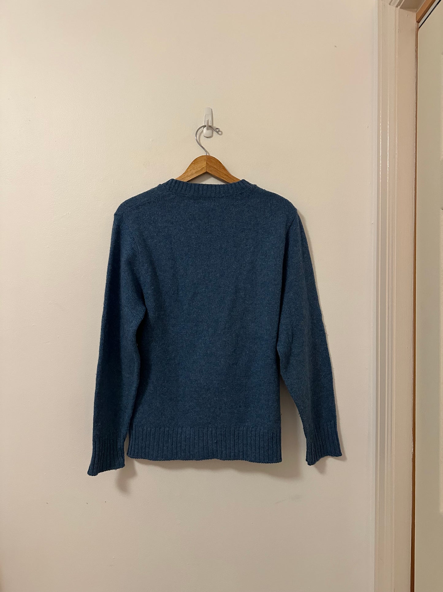 J. Todd Vintage Blue Crewneck Sweater | Size Large