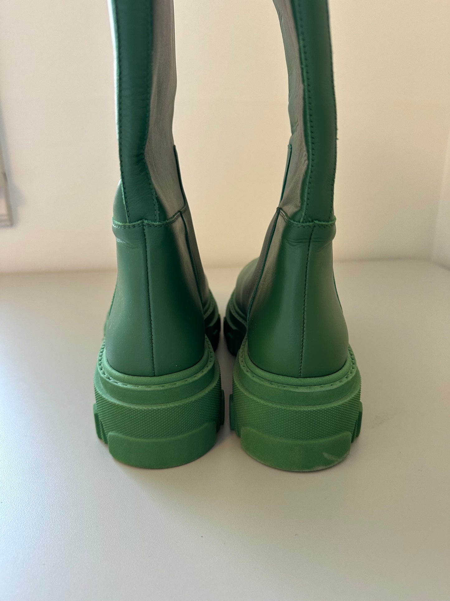 New Gia Borghini GIA X PERNILLE TEISBAEK Perni 07 Leather Knee High Boots | 38.5