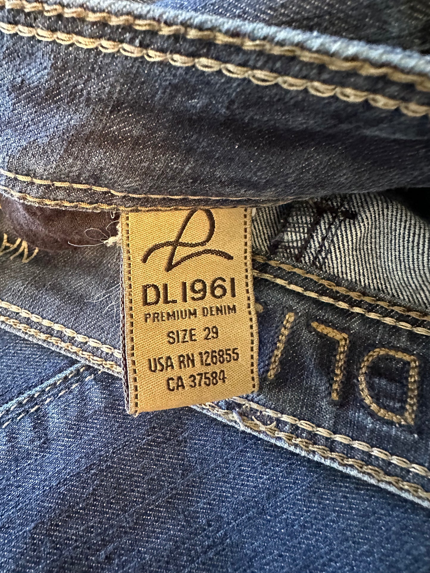 DL1961 Naomi High Rise Skinny Jeans in Crush Dark Wash | Size 29