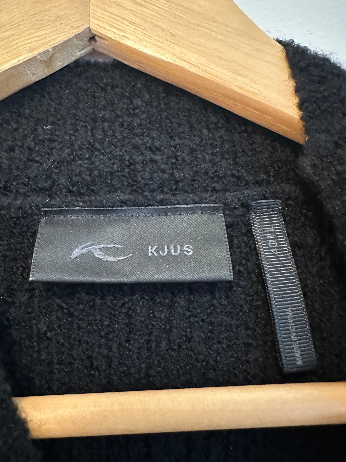 KJUS Zurich Black Merino Wool Yak Blend Mock Neck Sweater| Size Medium