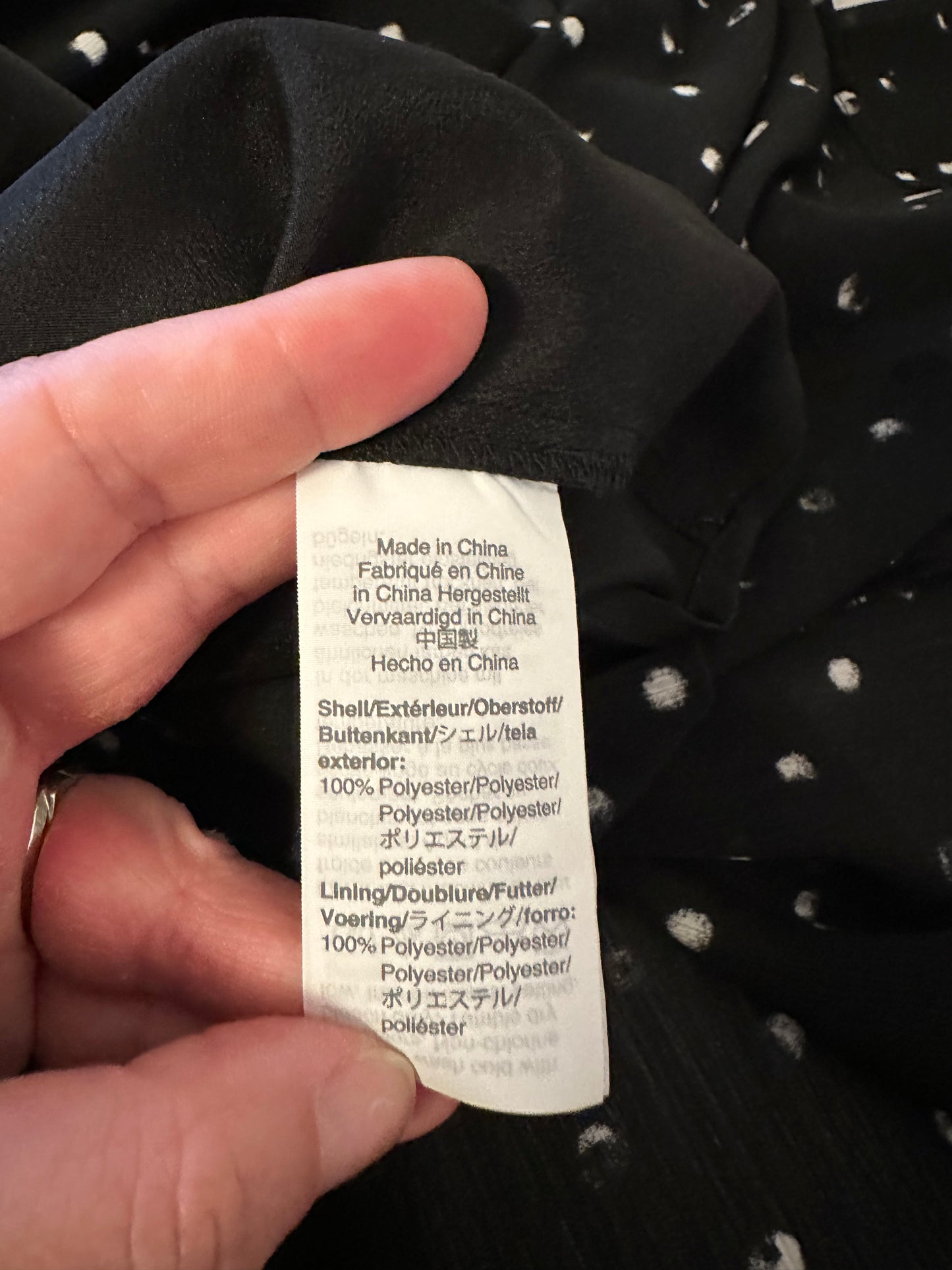 Point Sur Faux Wrap Dress in Crinkle Chiffon | Size 4