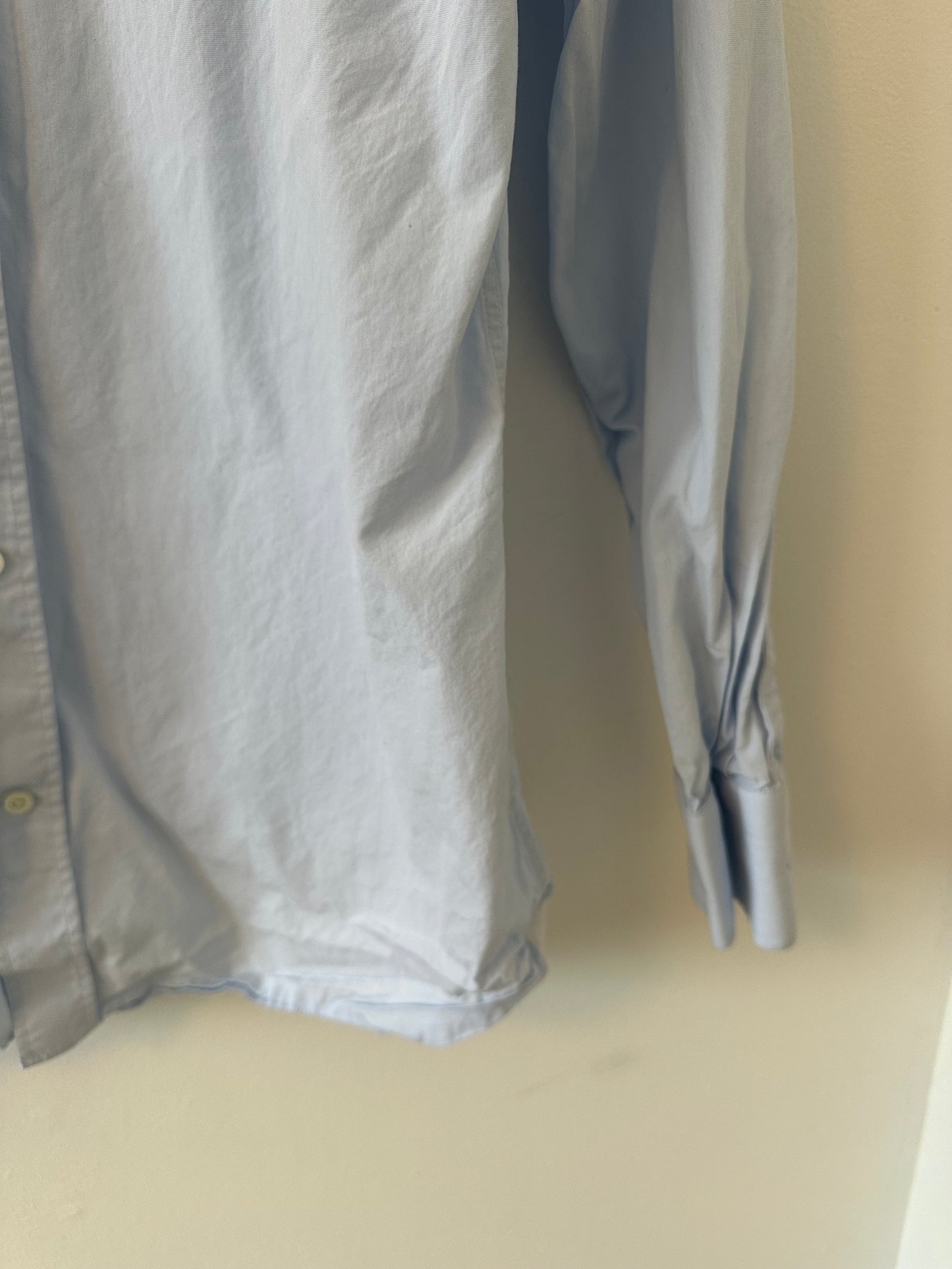 Banana Republic Blue Tailored Slim Fit Cotton Classic Button Down Shirt | Size Medium