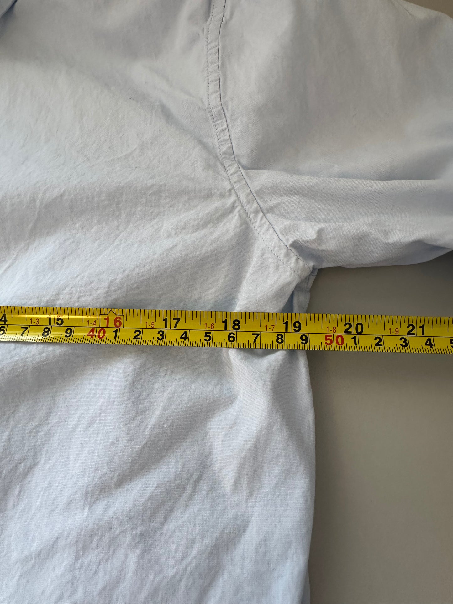 Banana Republic Blue Tailored Slim Fit Cotton Classic Button Down Shirt | Size Medium