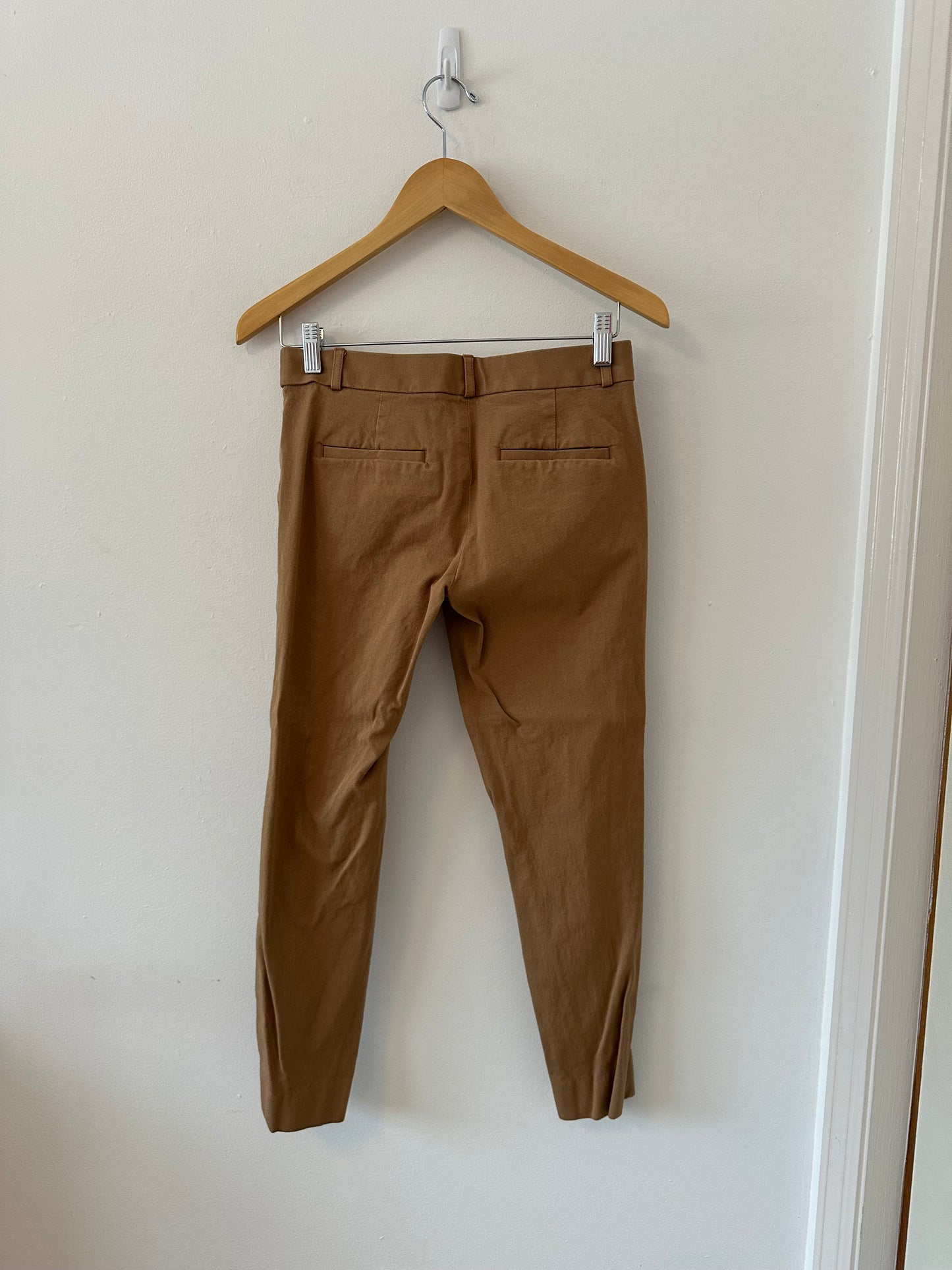 Banana Republic Tan Sloan Low Rise Straight Leg Trousers | Size 2